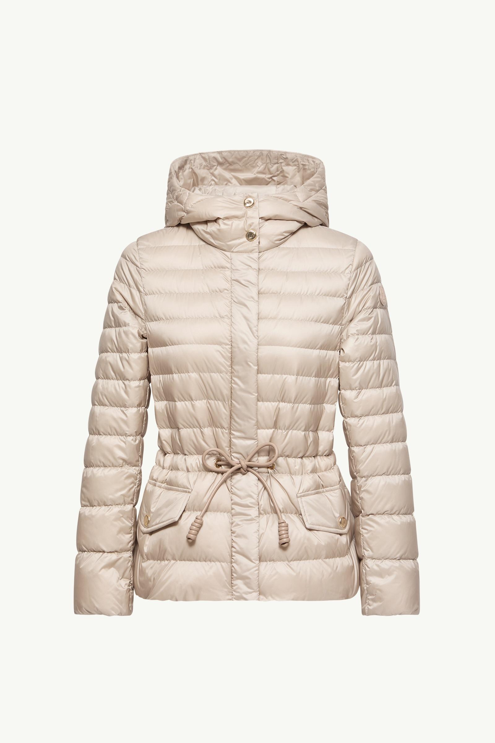 Raies Hooded Short Down Jacket Women Light Beige Moncler, 1 of 0