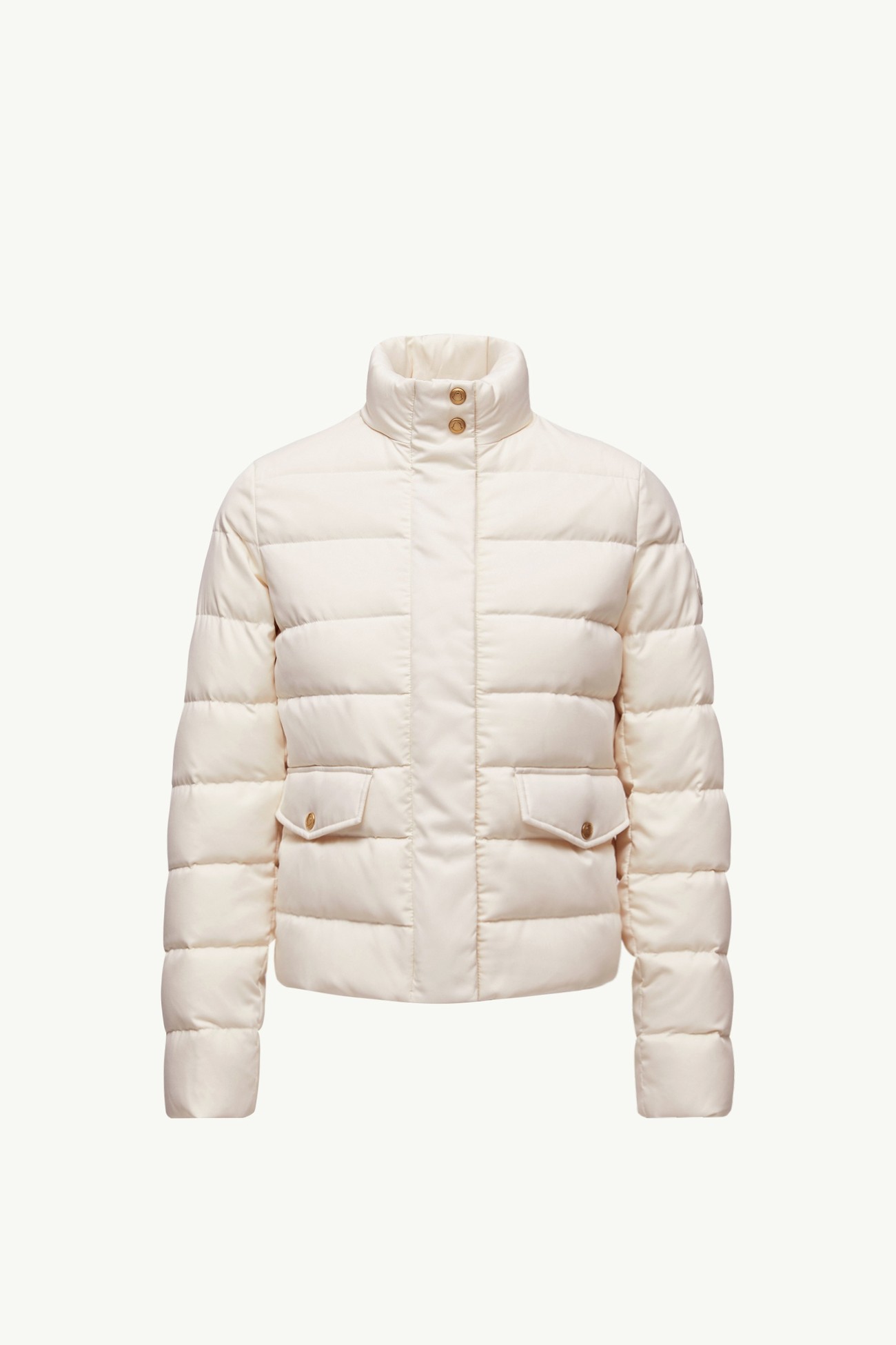 Bessettes kurze Daunenjacke Damen Weiß-Elfenbein Moncler 2