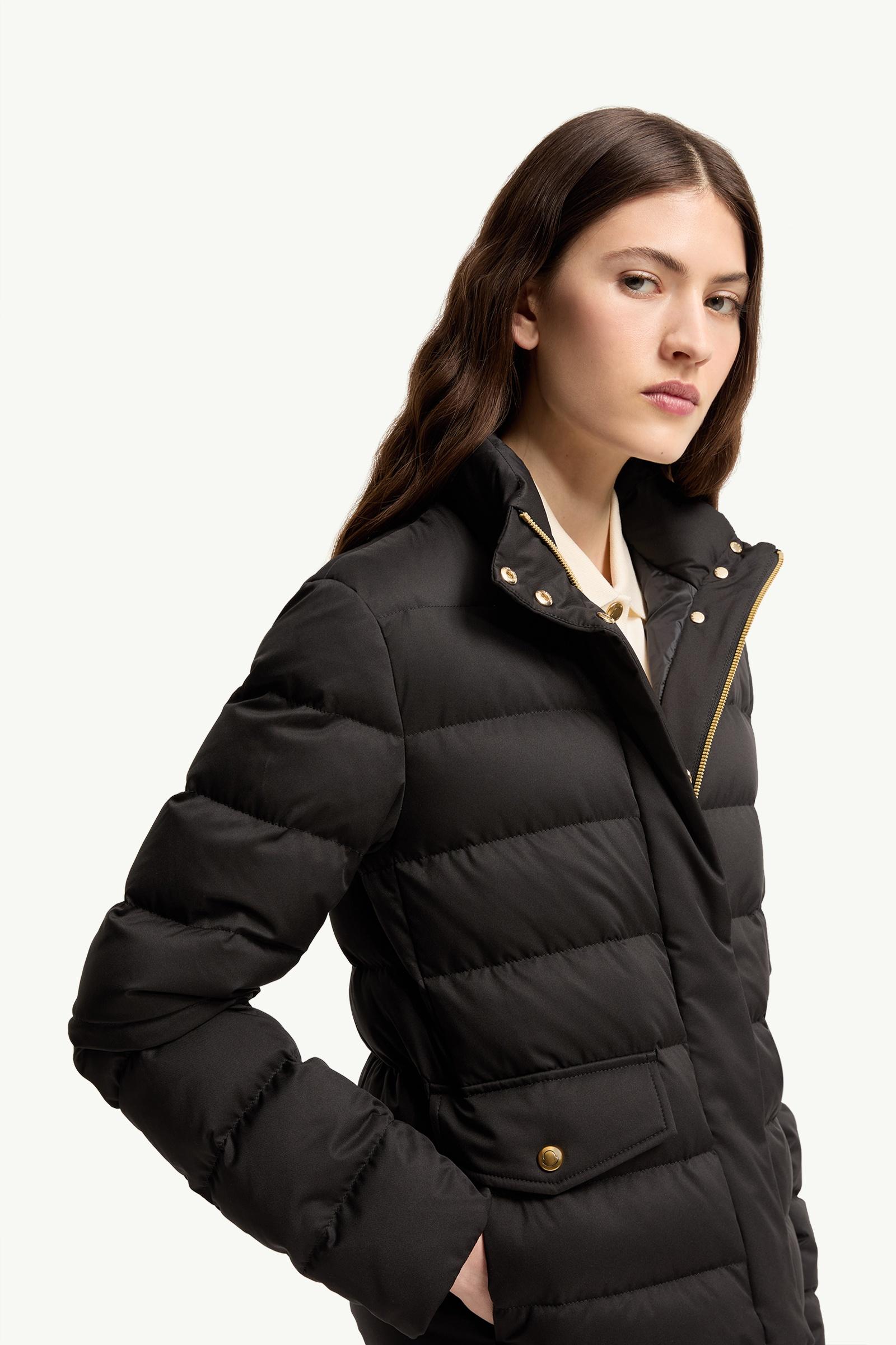 Black Bessettes Short Down Jacket - Short Down Jackets for Women