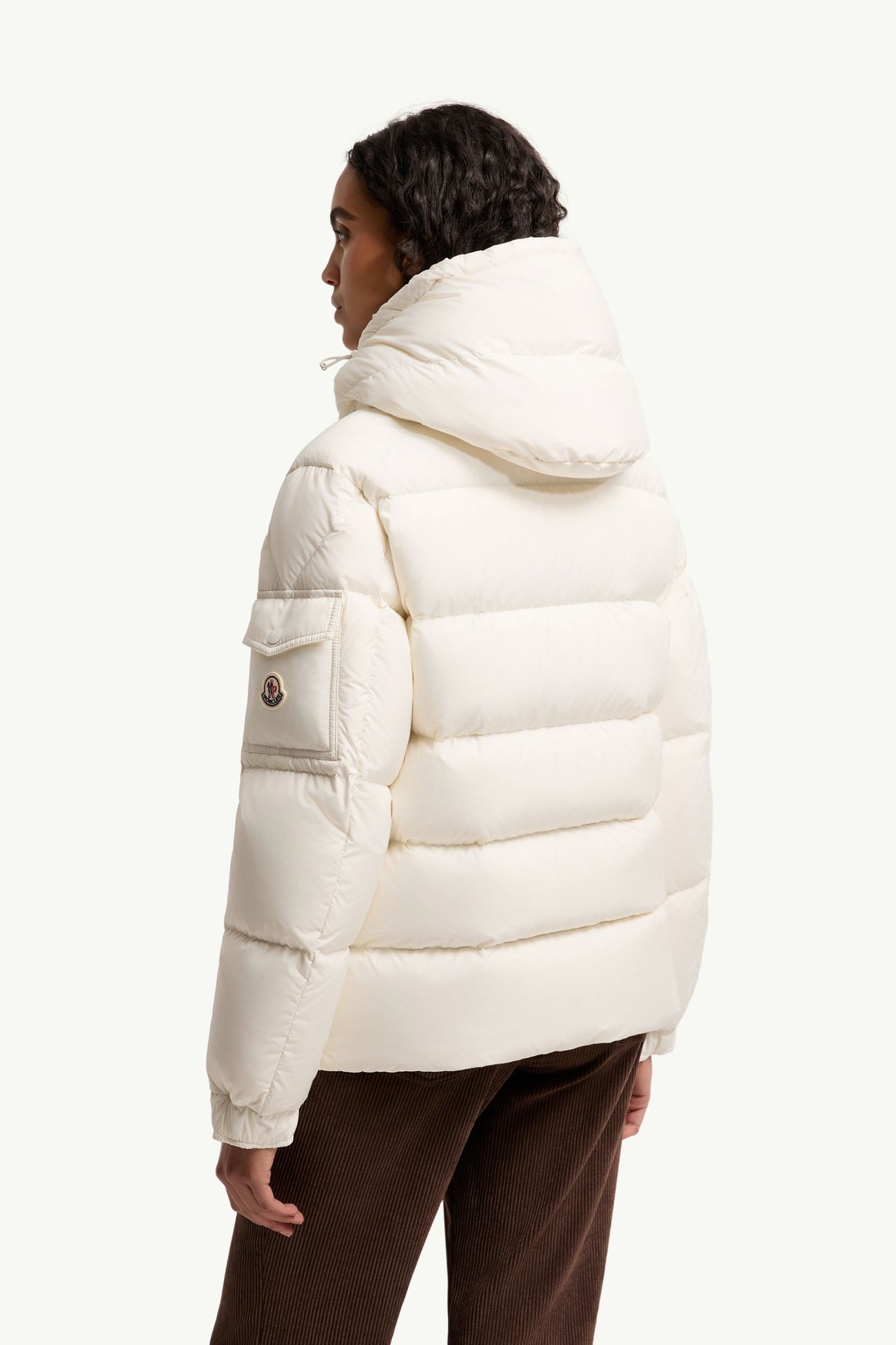Moncler Maya 70連帽短身羽絨外套 女士 白色 Moncler 4
