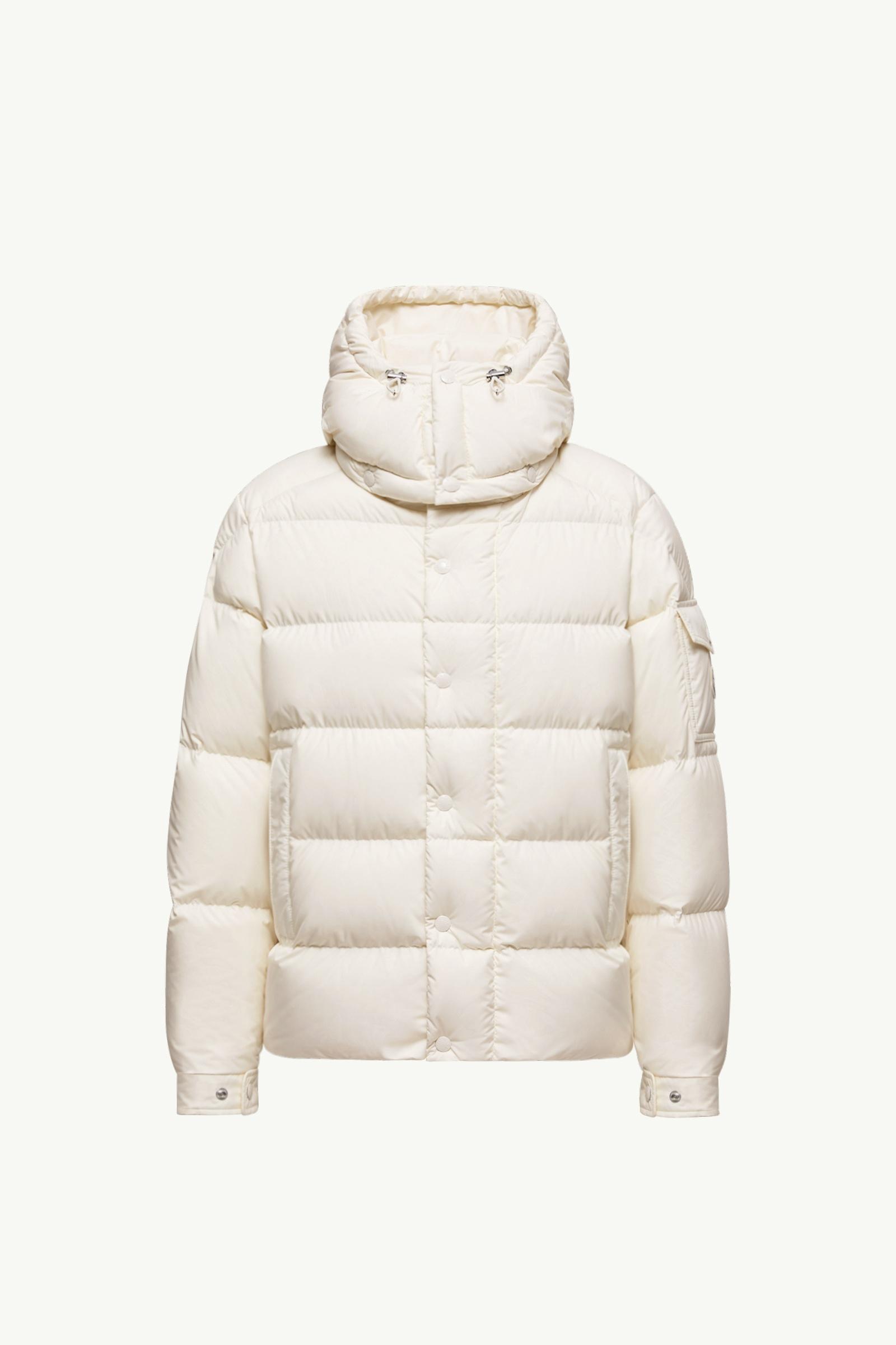 White Moncler Maya 70 Hooded Short Down Jacket - Short Down