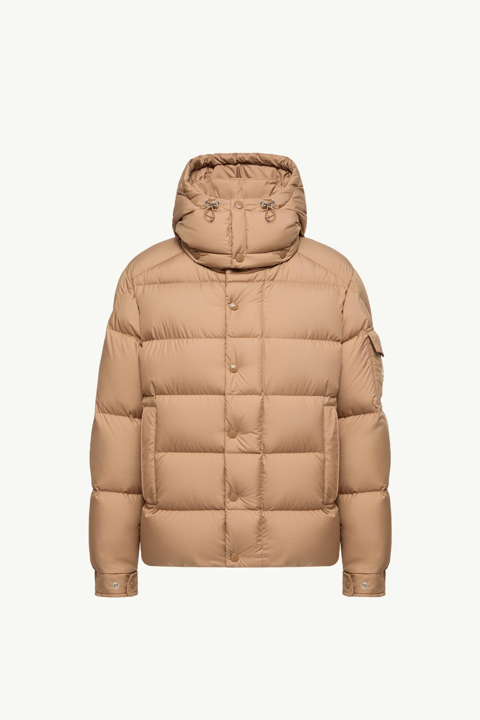 キャメルベージュ Moncler Maya 70ショートダウンジャケット