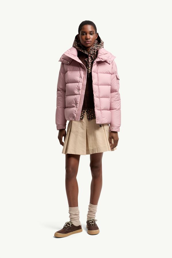 Moncler Maya 70連帽短身羽絨外套 女士 粉紅色 Moncler 0