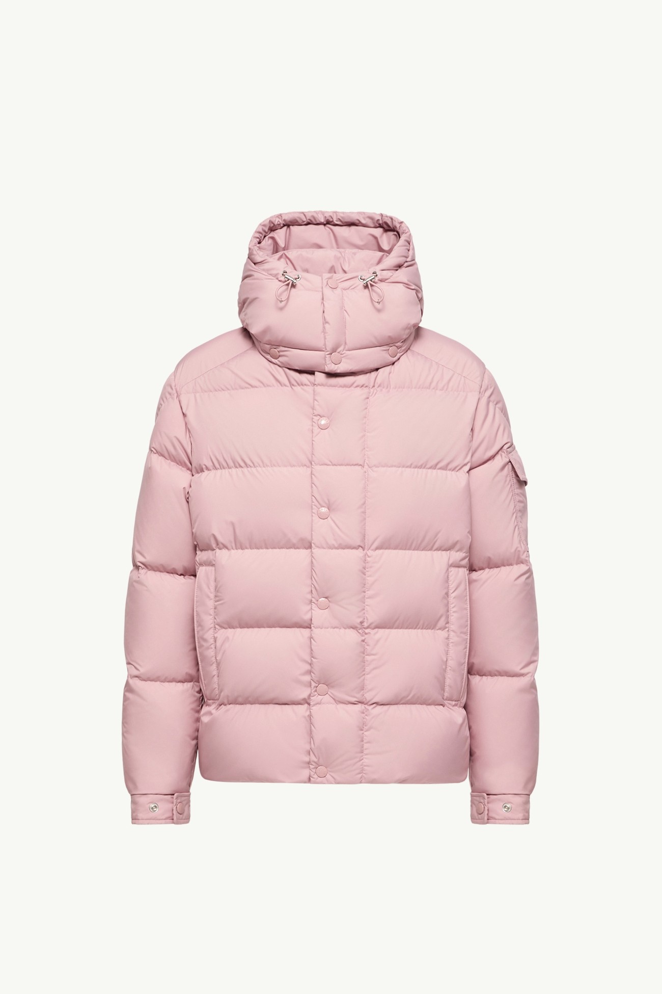 Moncler Maya 70 Hooded Short Down Jacket Women Pink Moncler 2