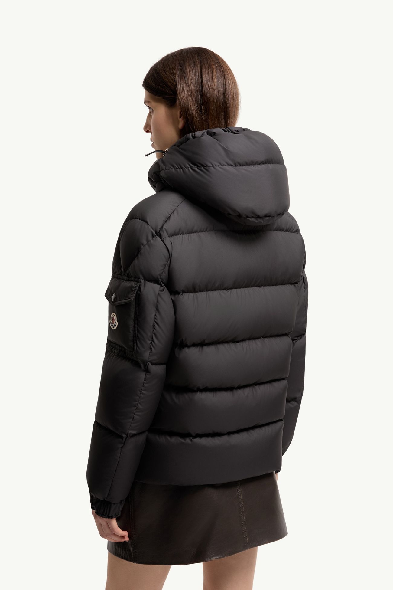Moncler Maya 70連帽短身羽絨外套 女士 黑色 Moncler 4