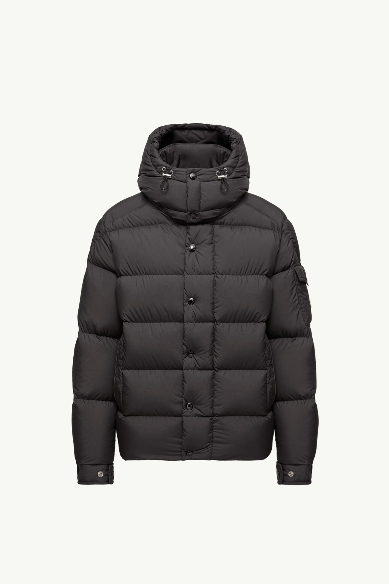Moncler Maya 70 Hooded Short Down Jacket Women Black Moncler 2