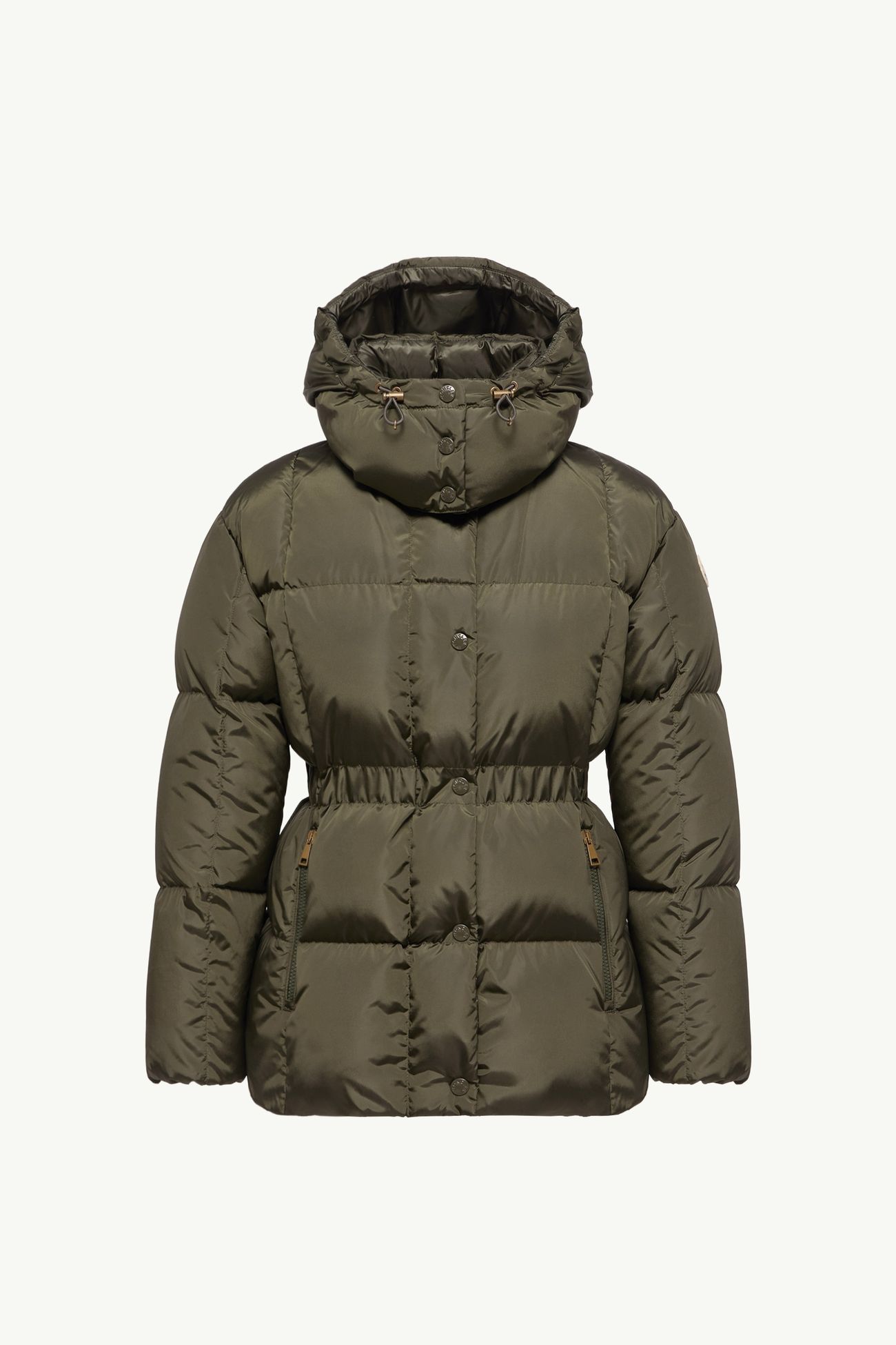 Agneux kurze Daunenjacke mit Kapuze Damen Dunkelgrün Moncler 2