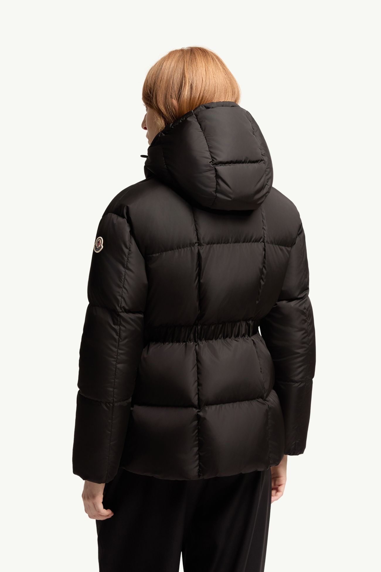 Agneux連帽短身羽絨外套 女士 黑色 Moncler 4