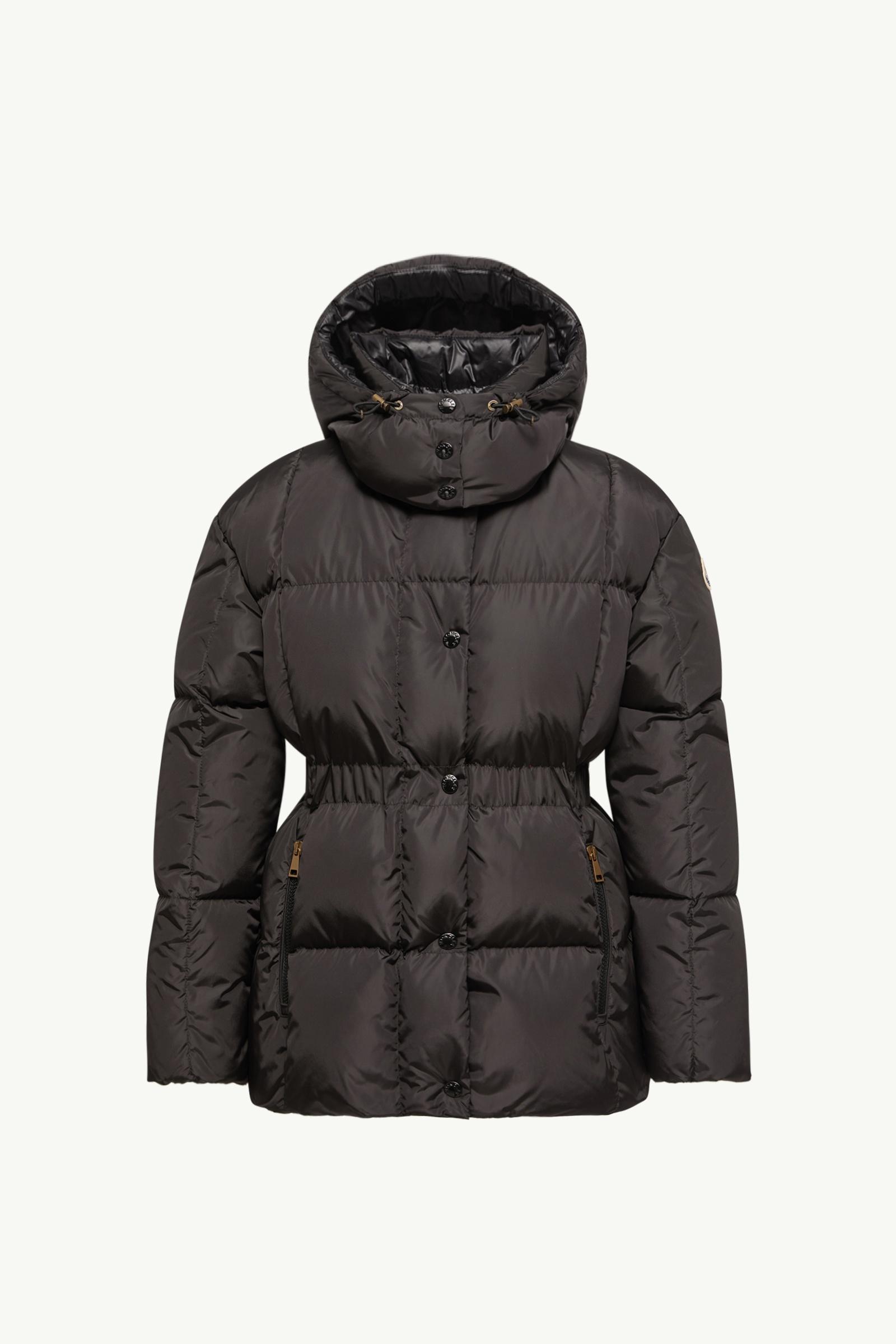 Black Agneux Hooded Short Down Jacket - Short Down Jackets for