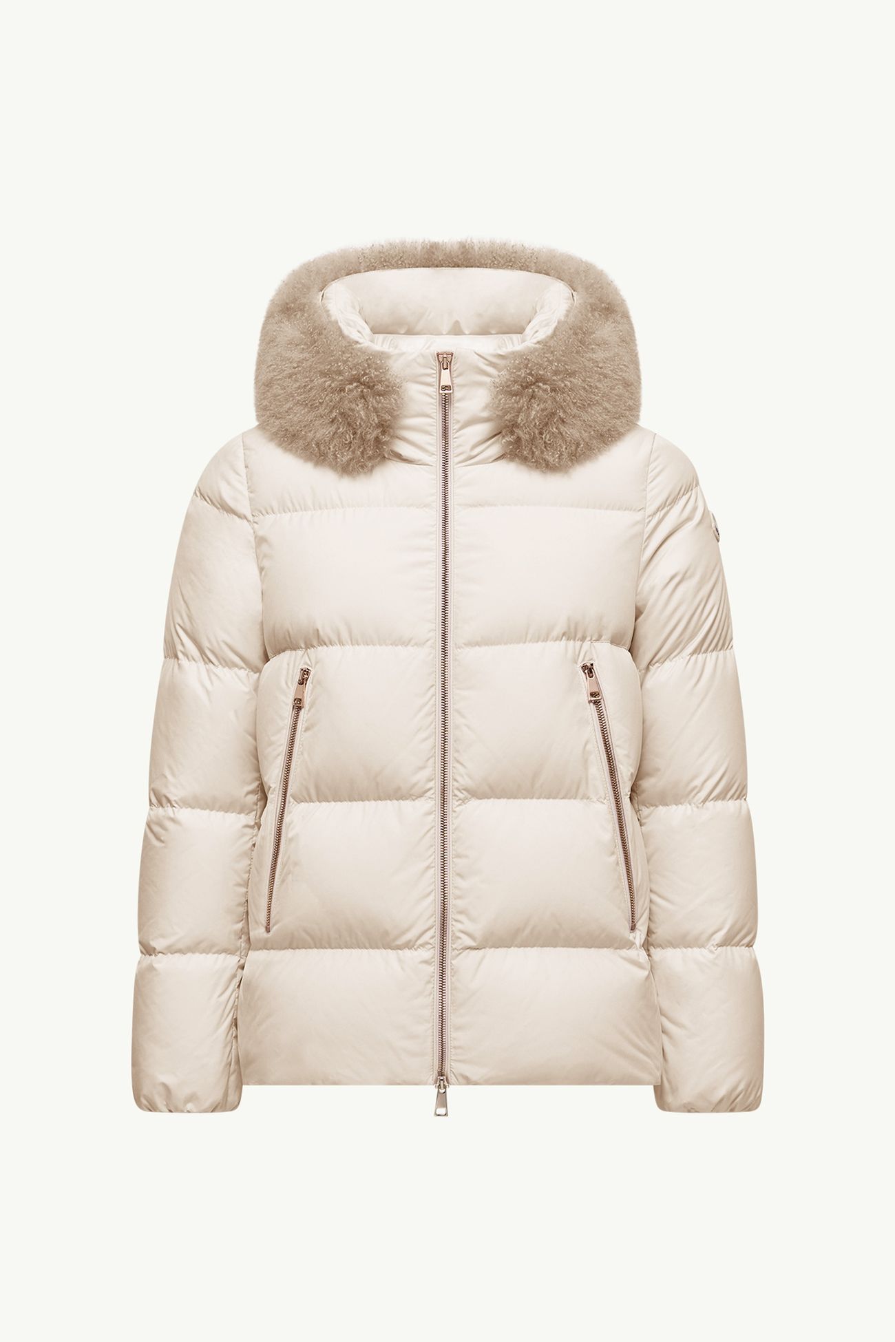 Laichefur女士饰边短款羽绒夹克外套 女士 白色 Moncler 2
