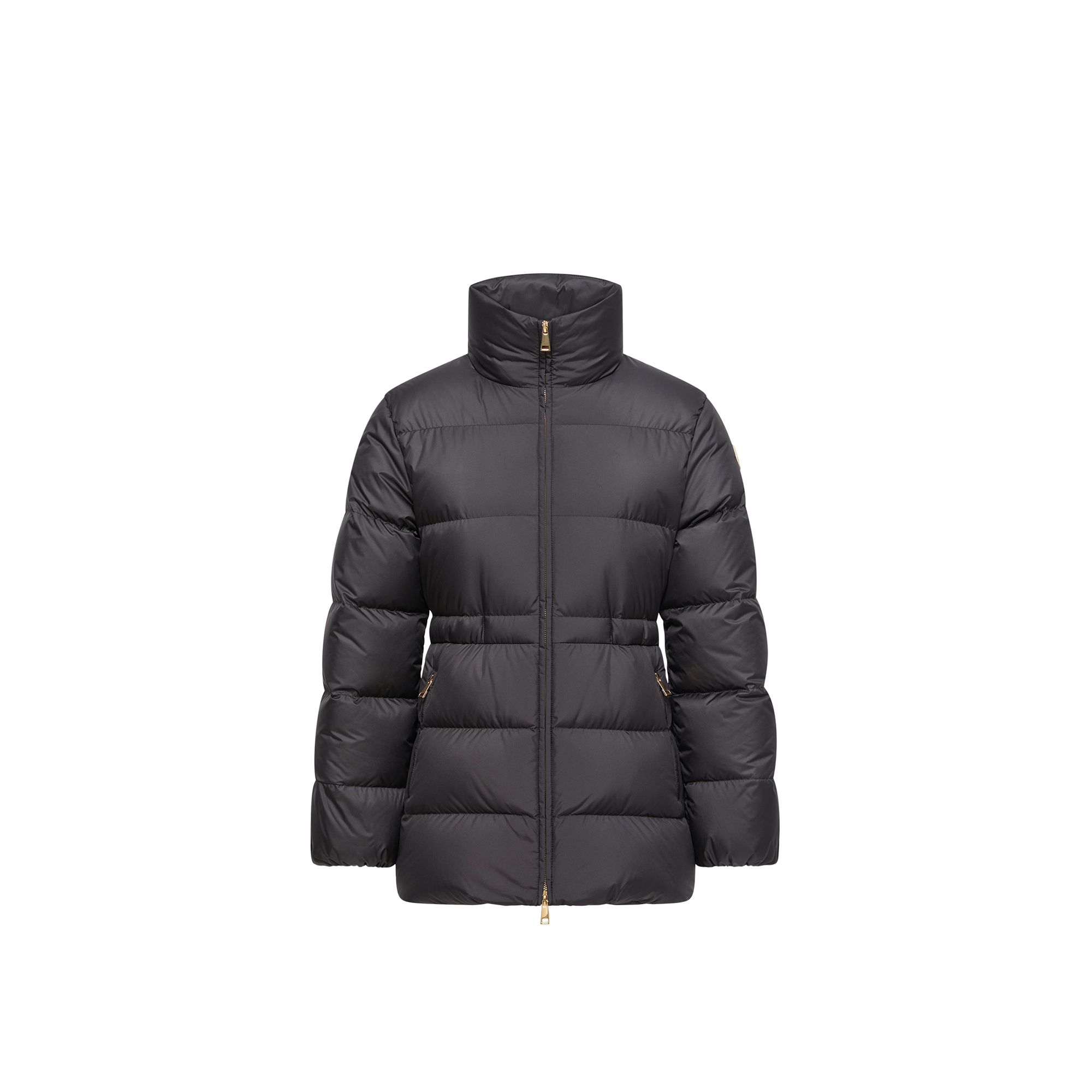 Moncler   Brossette Short Down Jacket for Women in Black, Size: 24