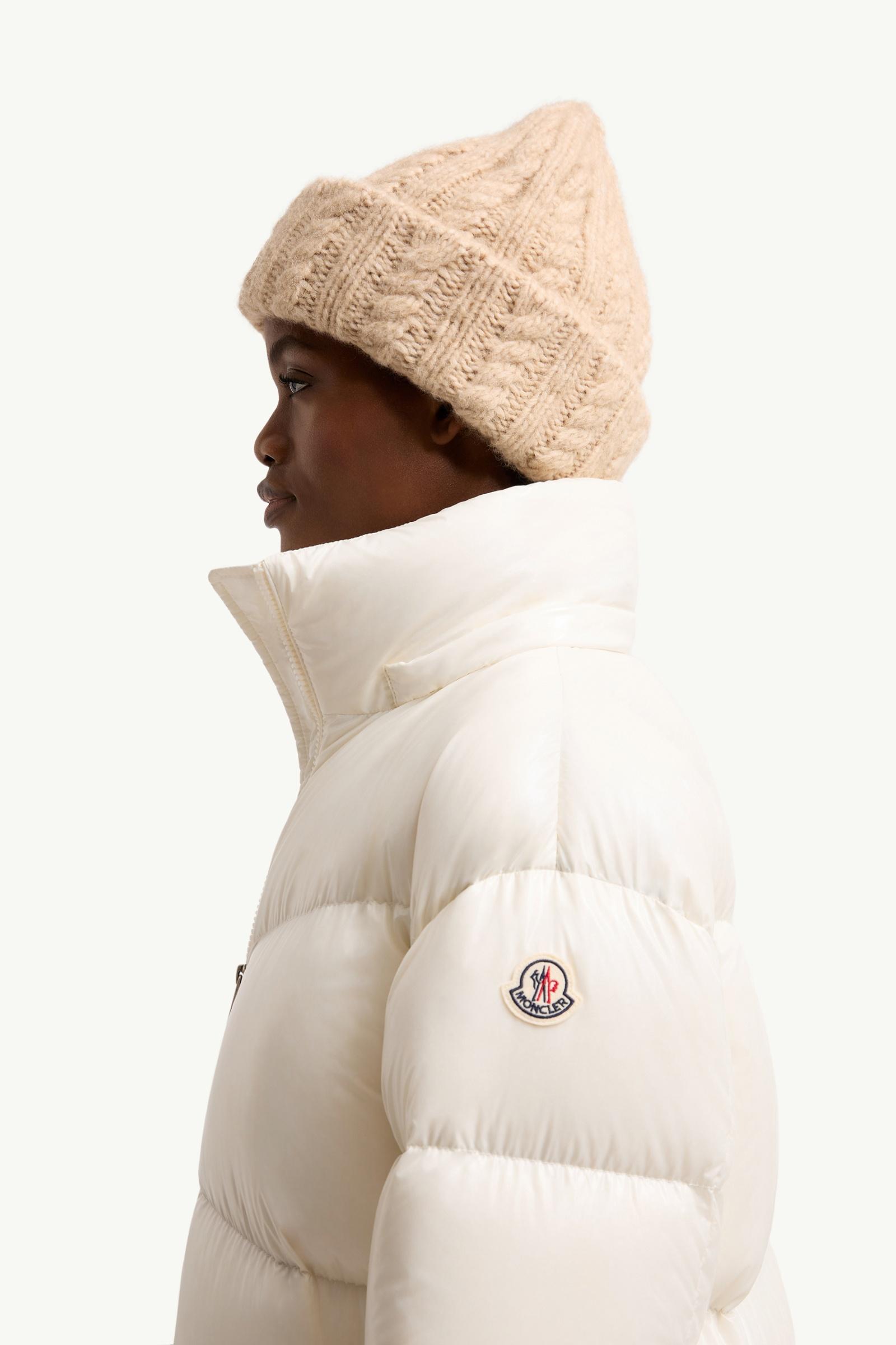 White Ivory Harfang Hooded Long Down Coat - Long Jackets & Parka