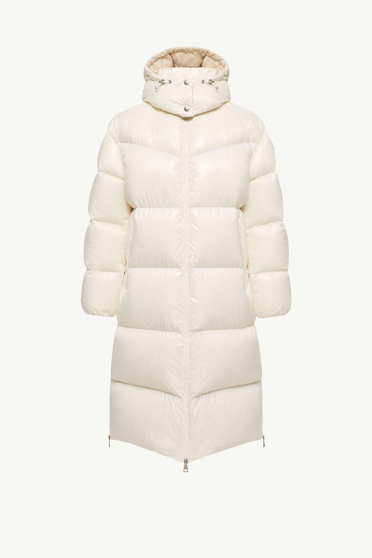 Doudoune longue à capuche Harfang Femmes Blanc Ivoire Moncler 2