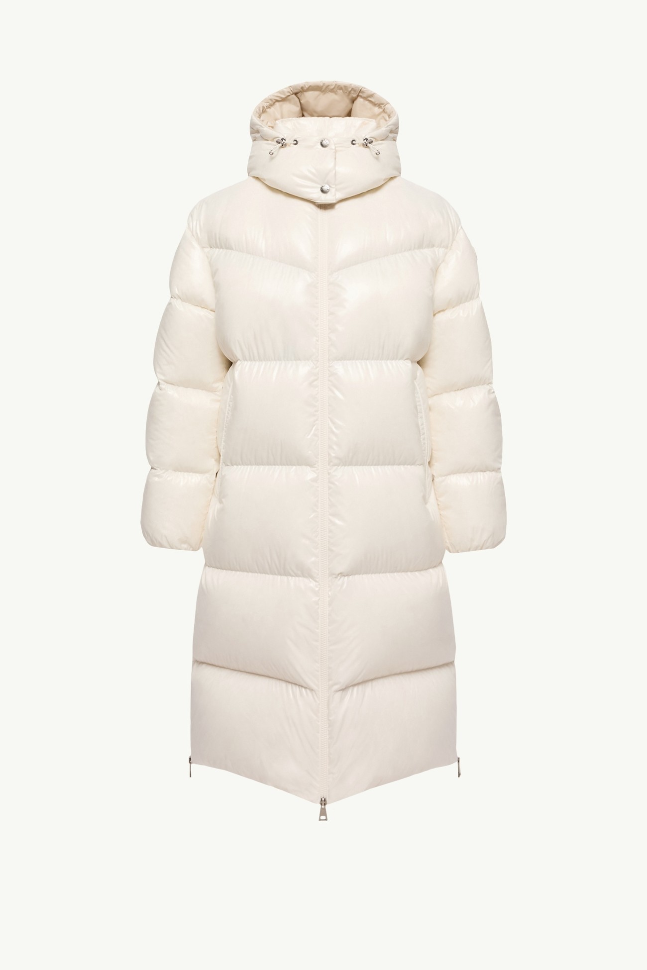 Doudoune longue à capuche Harfang Femmes Blanc Ivoire Moncler 2