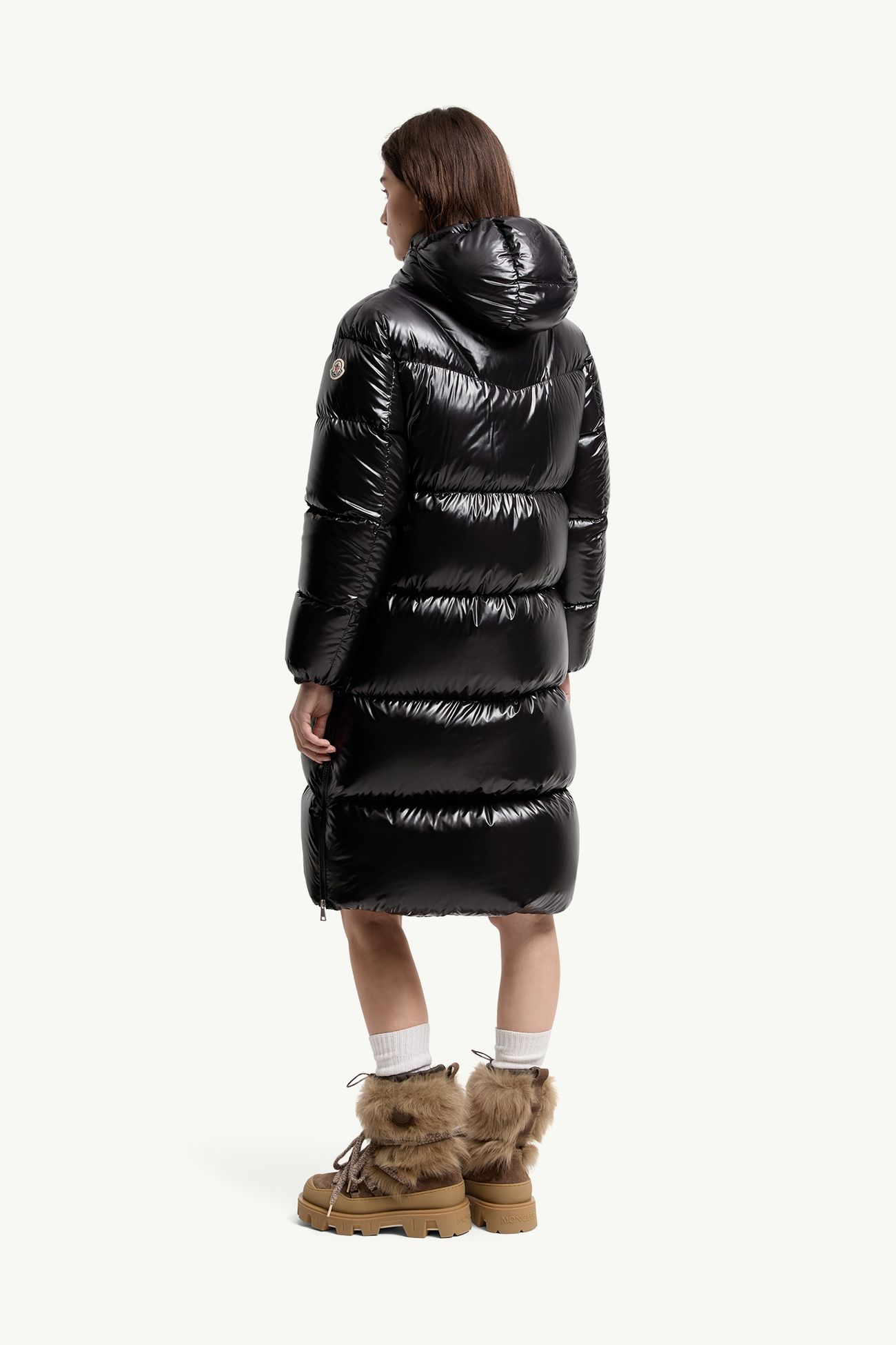Harfang ダウンコート レディース ブラック Moncler 4
