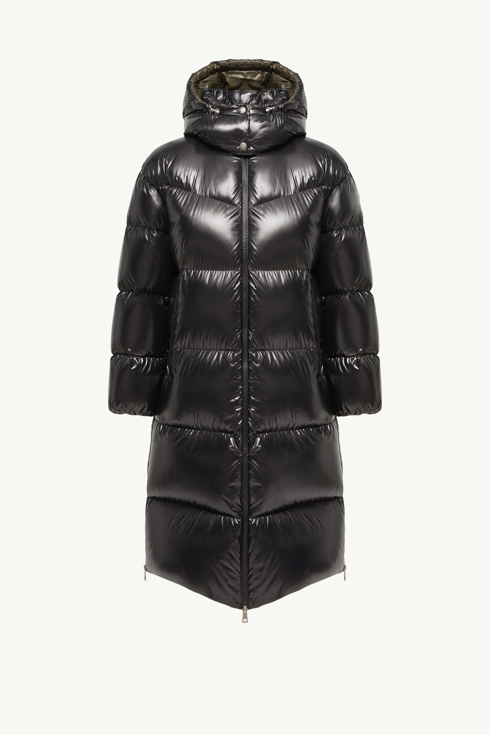 Harfang Hooded Long Down Coat Women Black Moncler, 1 of 0