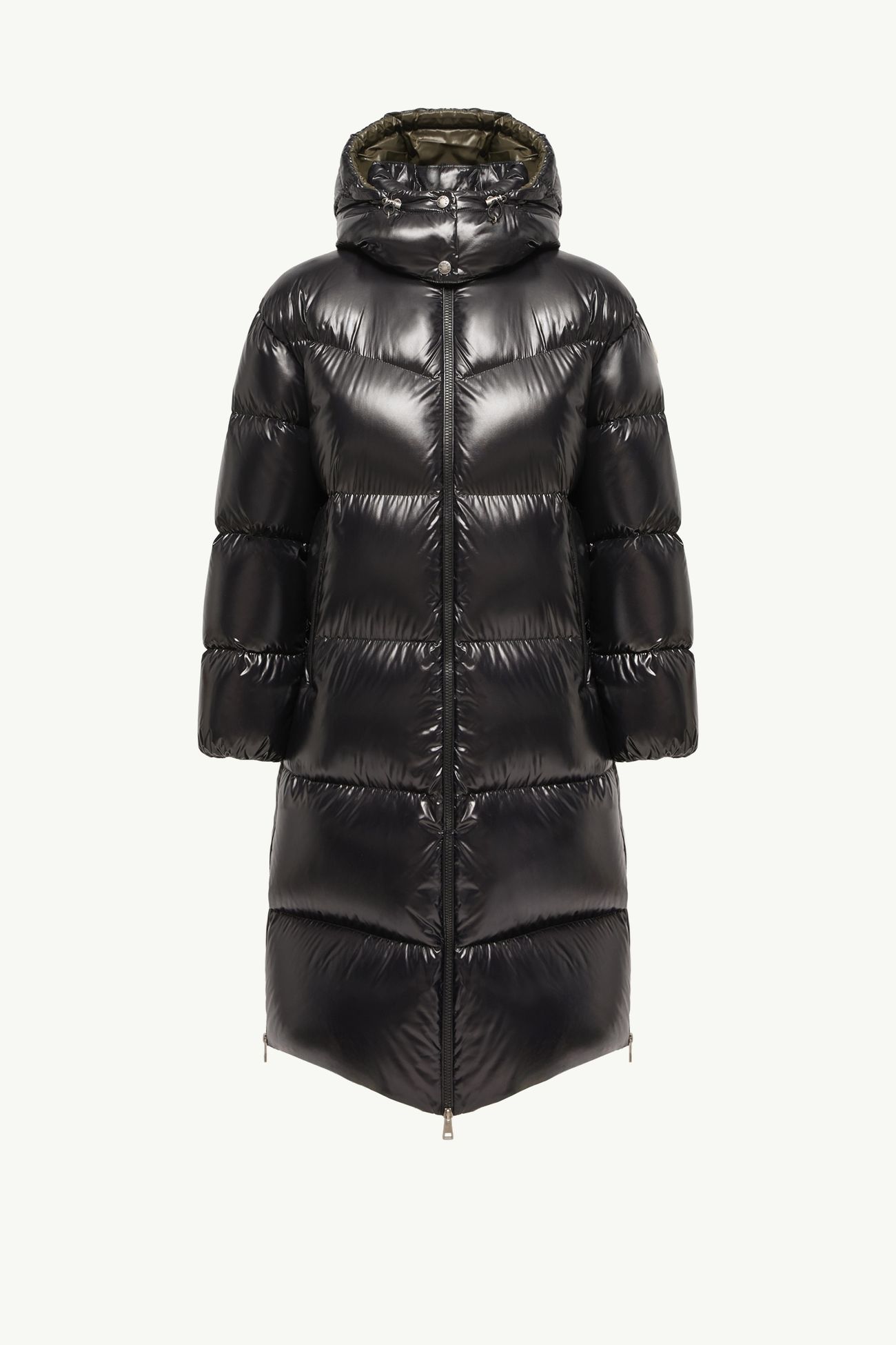 Harfang 후드 롱 다운 코트 여성 블랙 Moncler 2