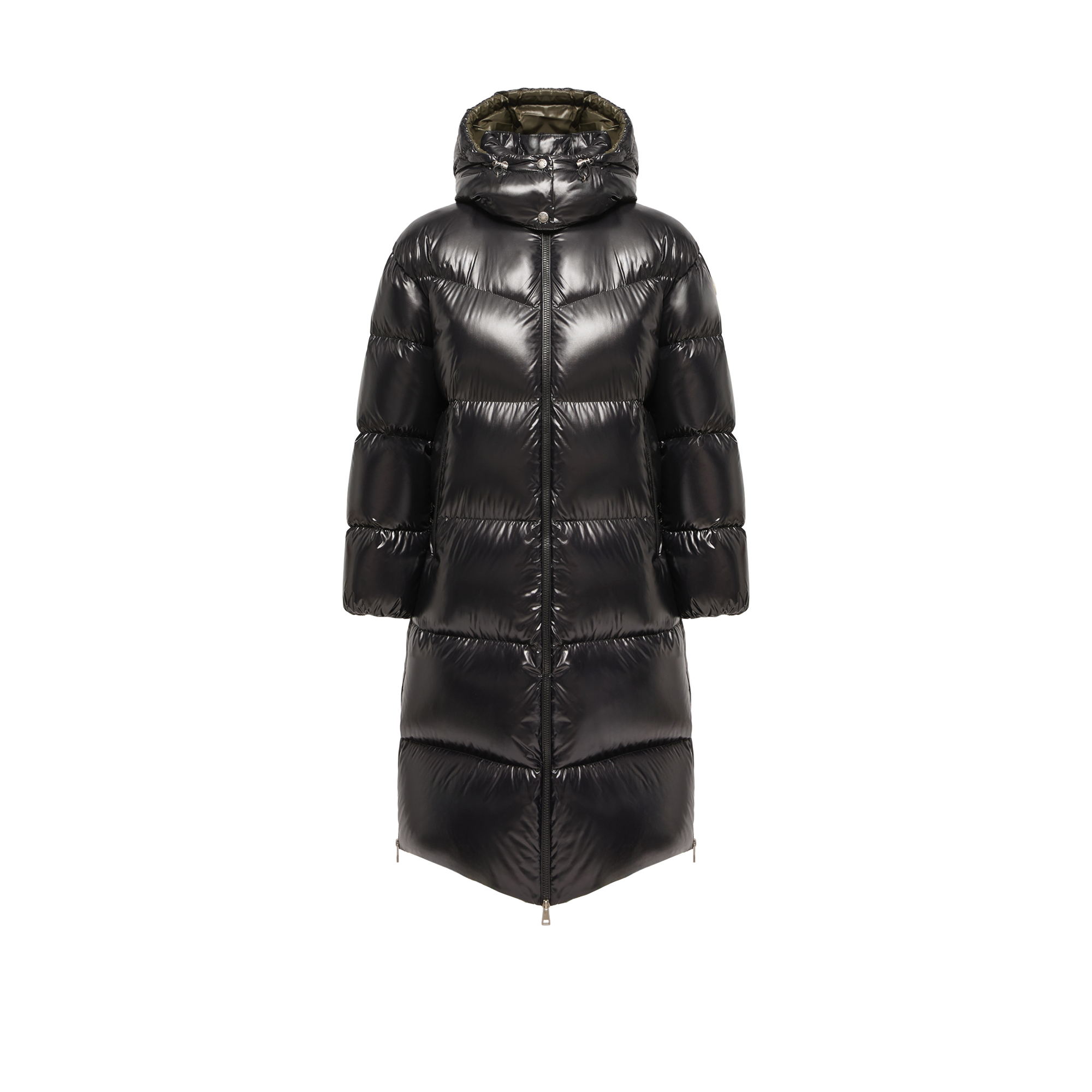 Moncler Donna Nero Cappotti, Xl, New, - Immagine 4