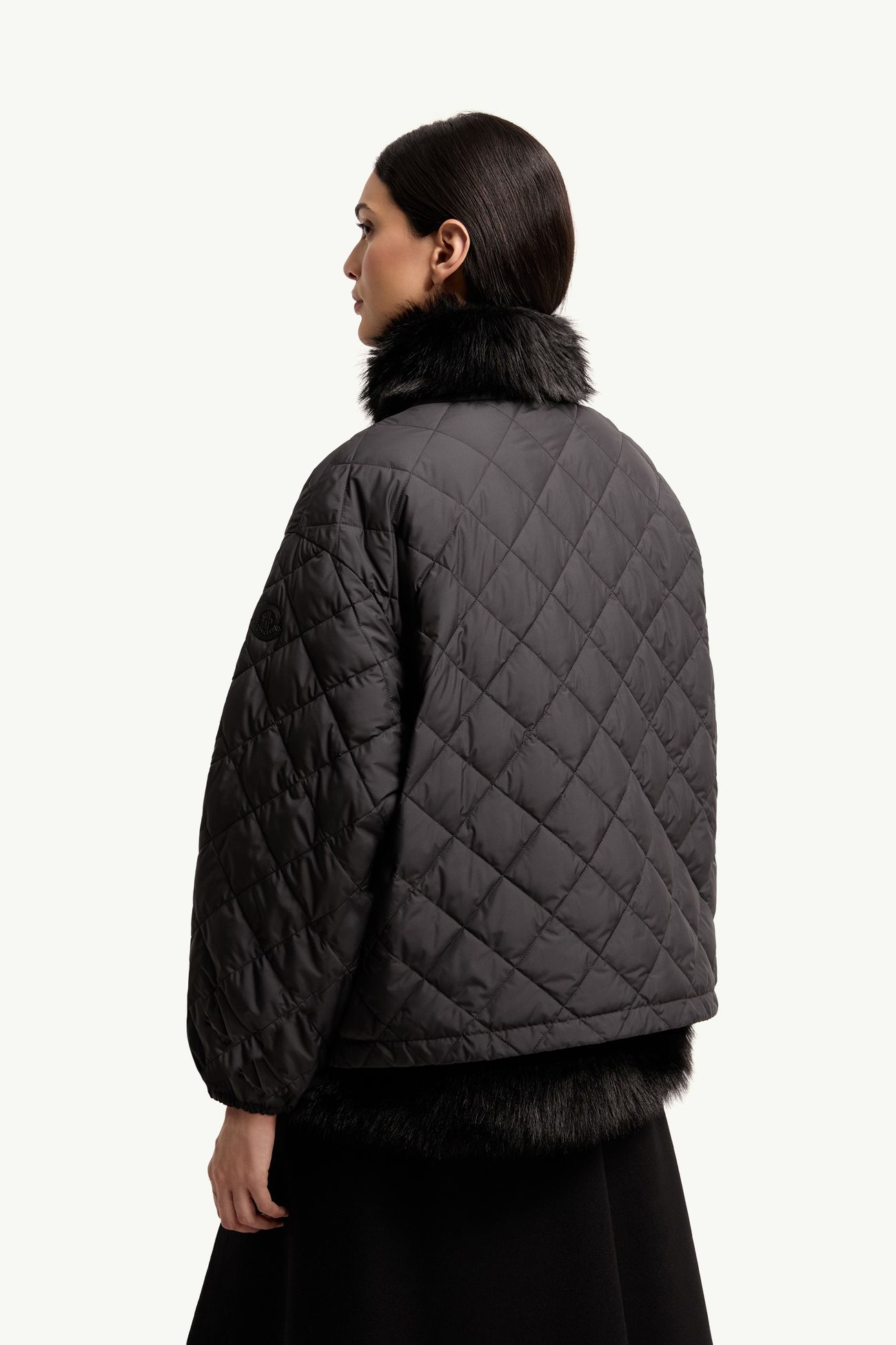 Chaleureux 3-in-1 Short Down Jacket Women Black Moncler 4