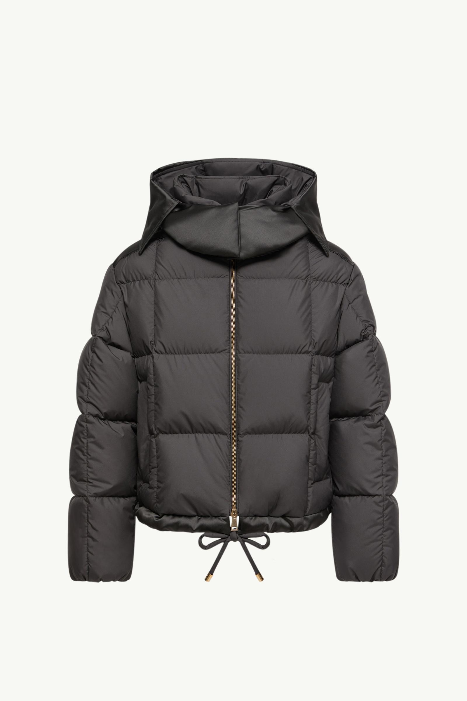 Legerete Square-Quilted Hooded Short Down Jacket Women Black Moncler, 1 of 0
