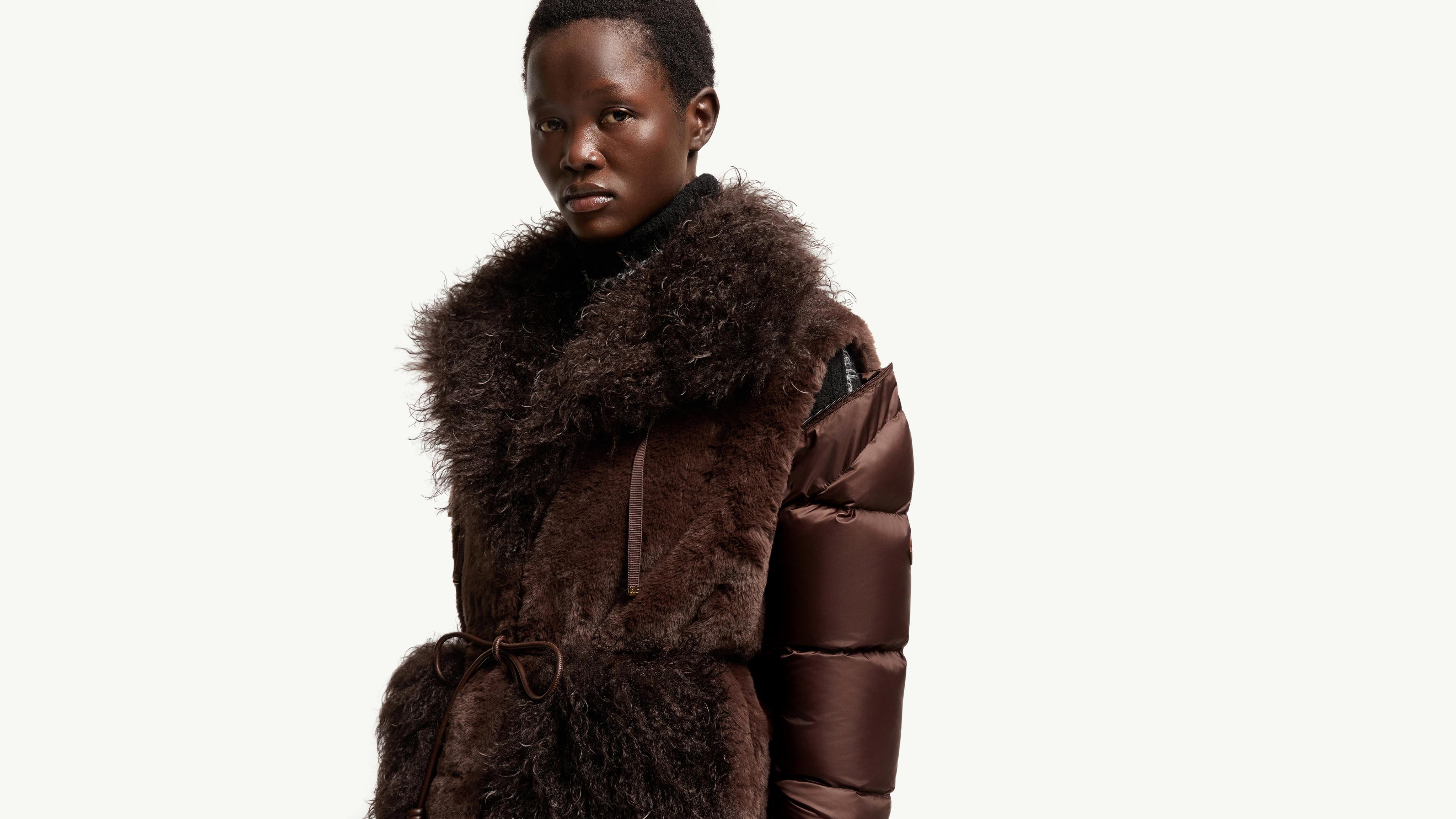 Brown Immersif 2-in-1 Short Down Jacket - Short Down Jackets for