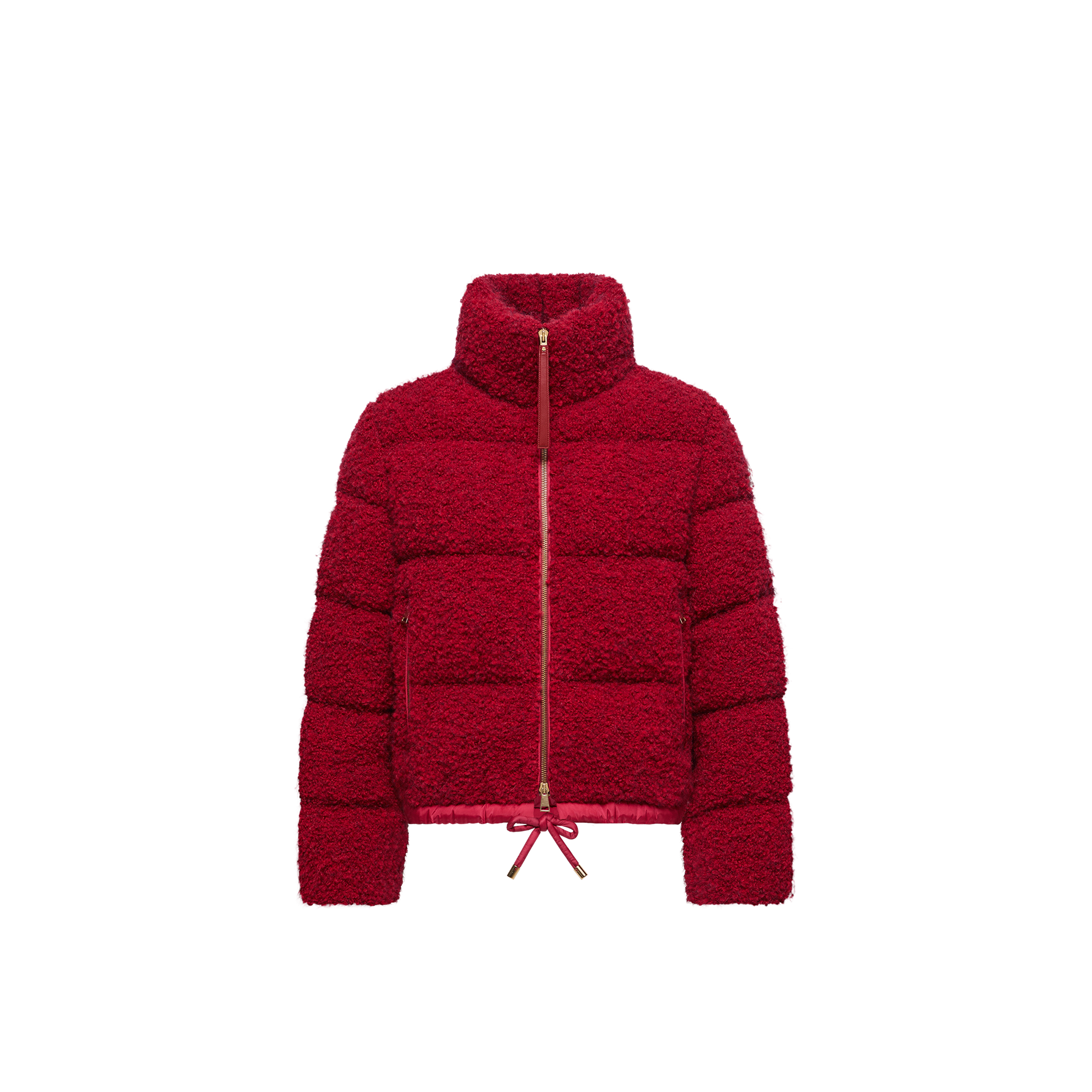 Moncler Women's Red Trascendance Boucle Down Jacket UK Size 12 - Mytheresa - Image 2