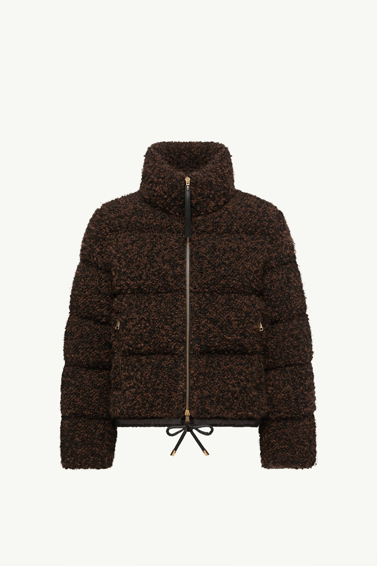 Piumino corto Trascendance in tweed Donna Nero Moncler 2