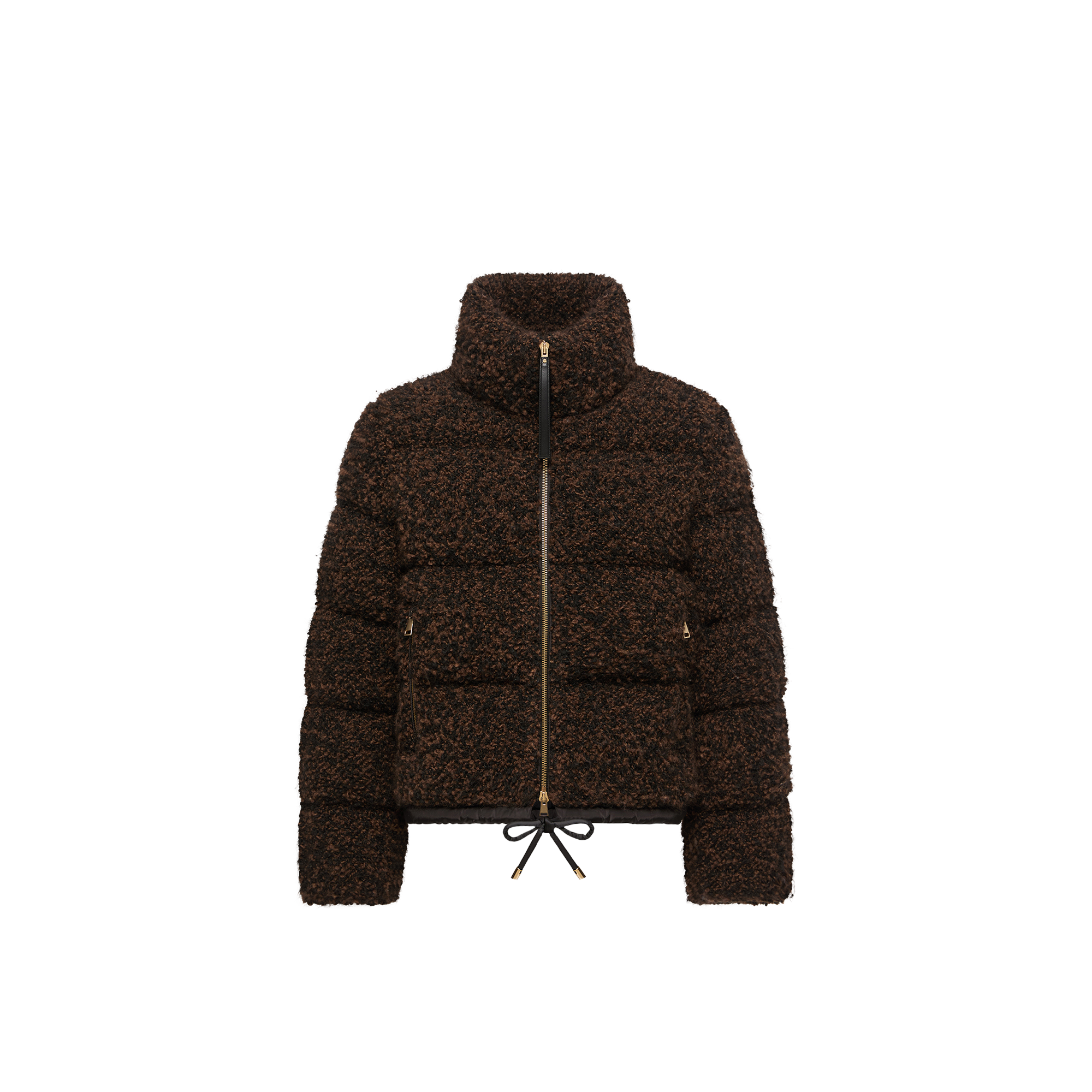 Moncler Women's Brown Trascendance Boucle Down Jacket UK Size 12 - Mytheresa - Image 2