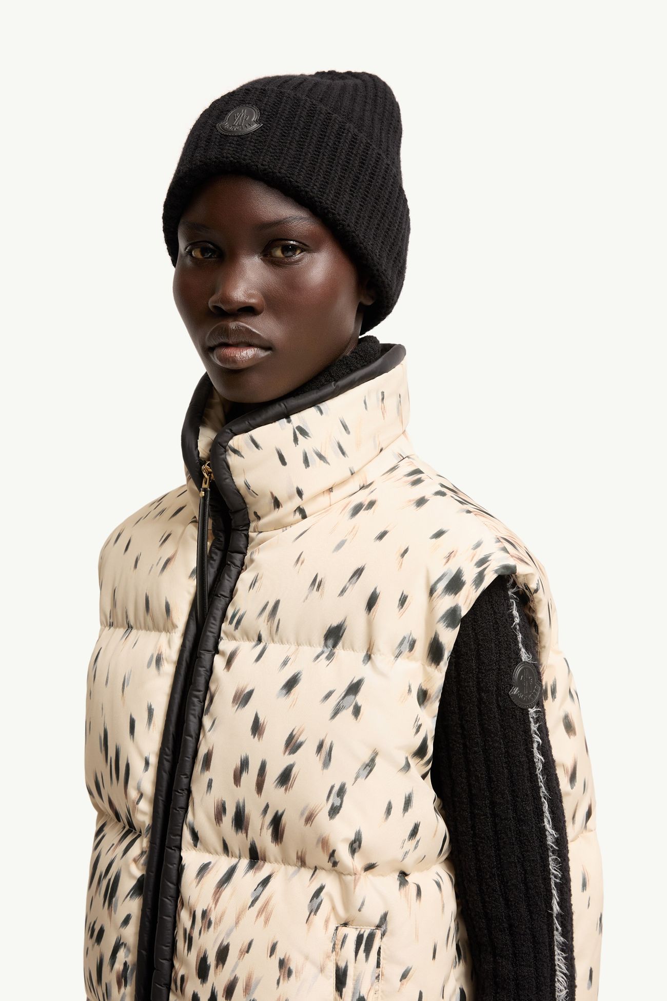 Rayonnant 2-in-1 Short Down Jacket Women White Moncler 1