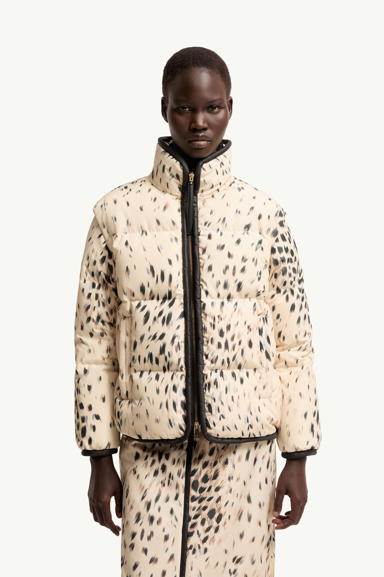 Rayonnant 2-in-1 kurze Daunenjacke Damen Weiß Moncler 3