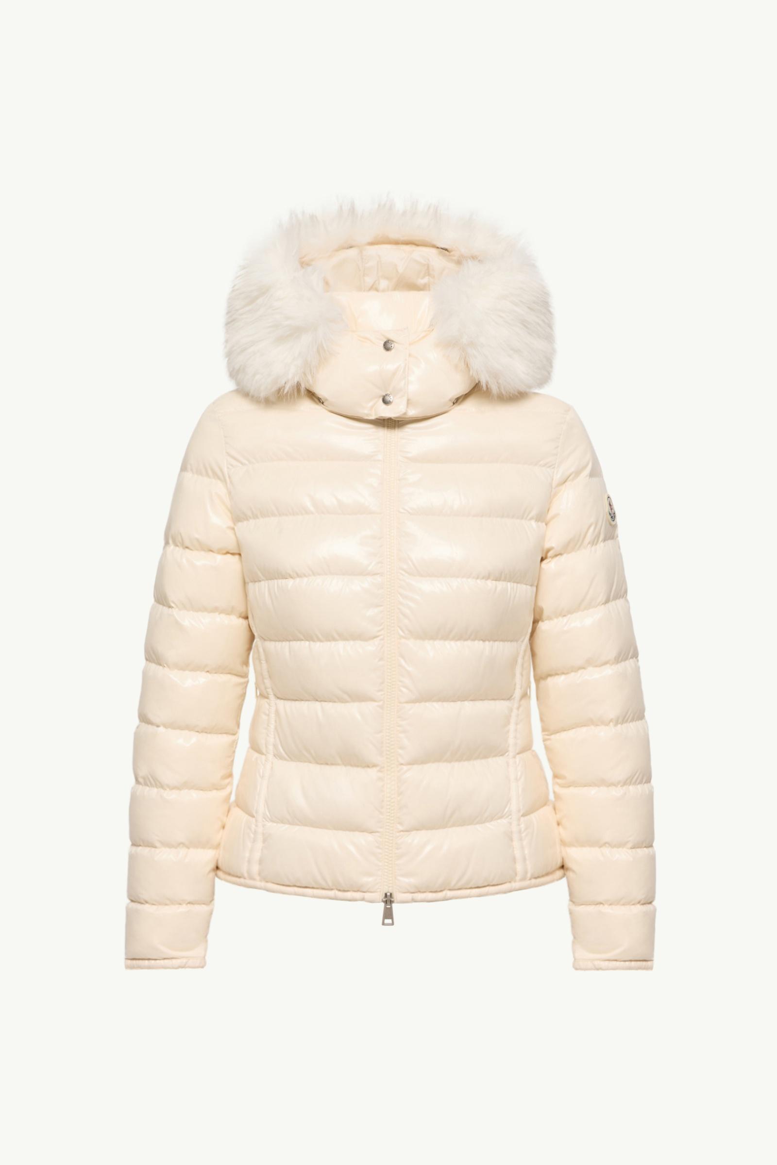 White Ivory Badyeffe Hooded Short Down Jacket - Short Down Jackets