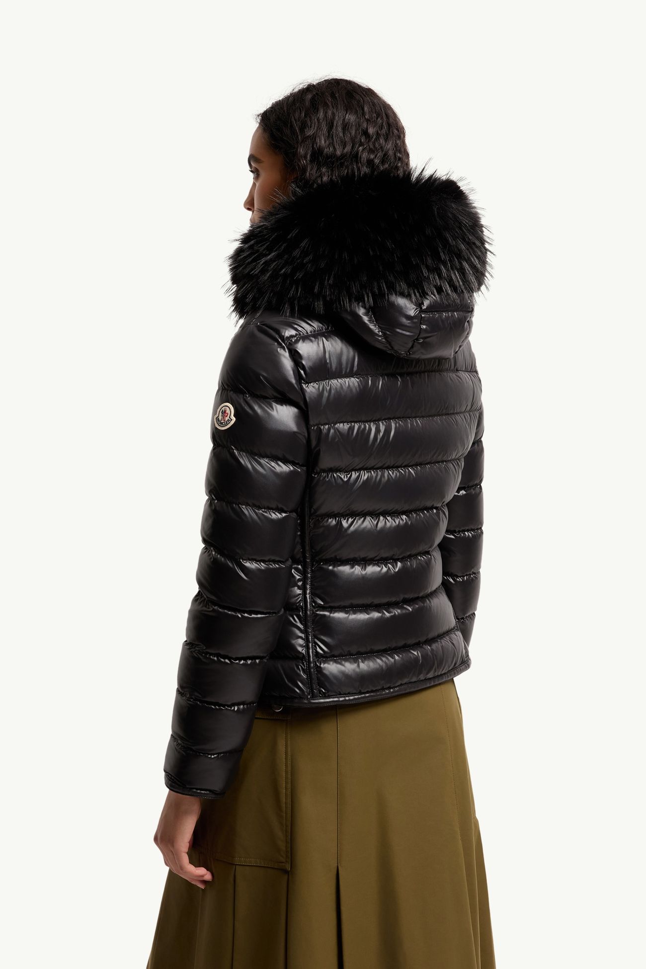 Badyeffe ショートダウンジャケット レディース ブラック Moncler 4