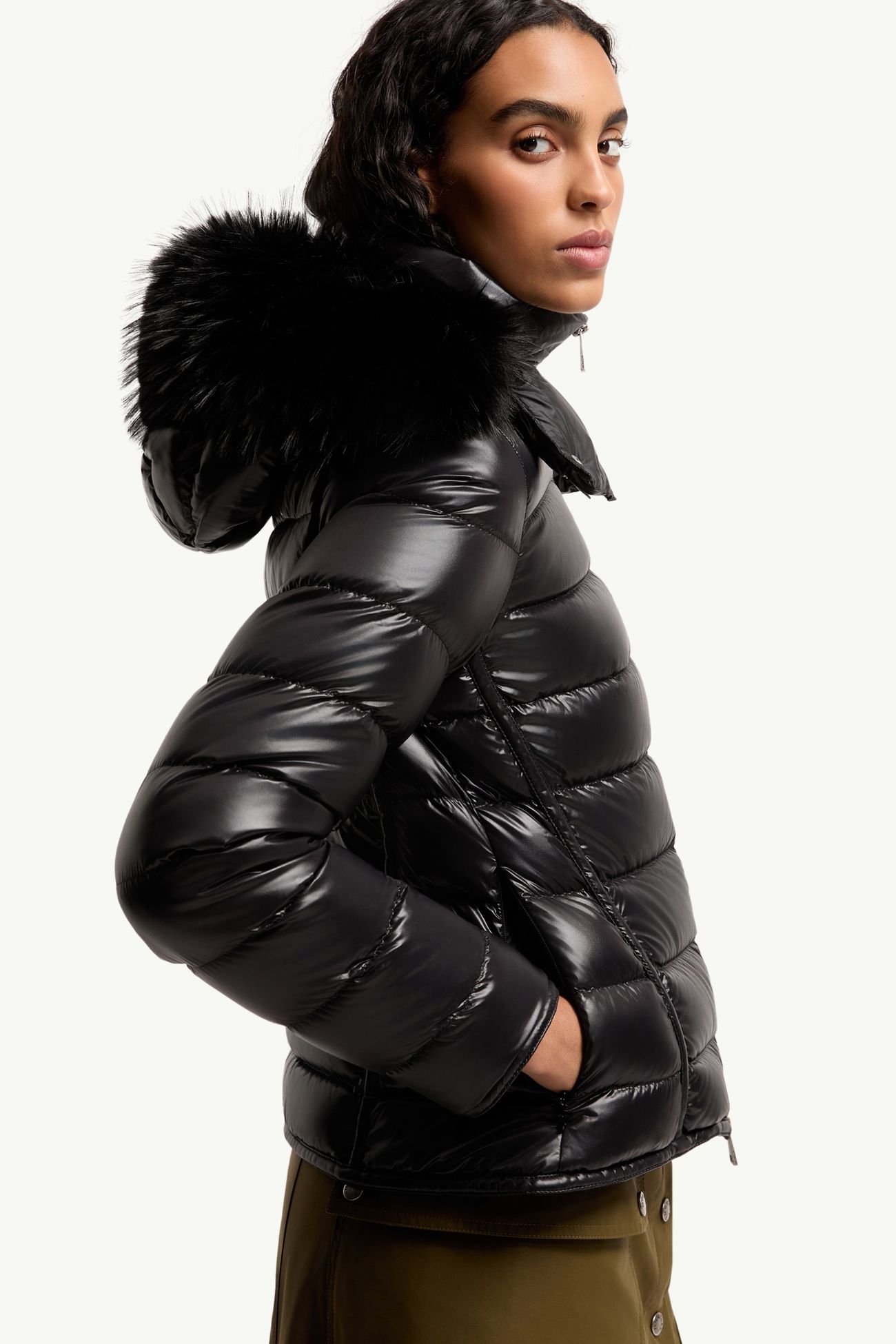 Doudoune courte à capuche Badyeffe Femmes Noir Moncler 5