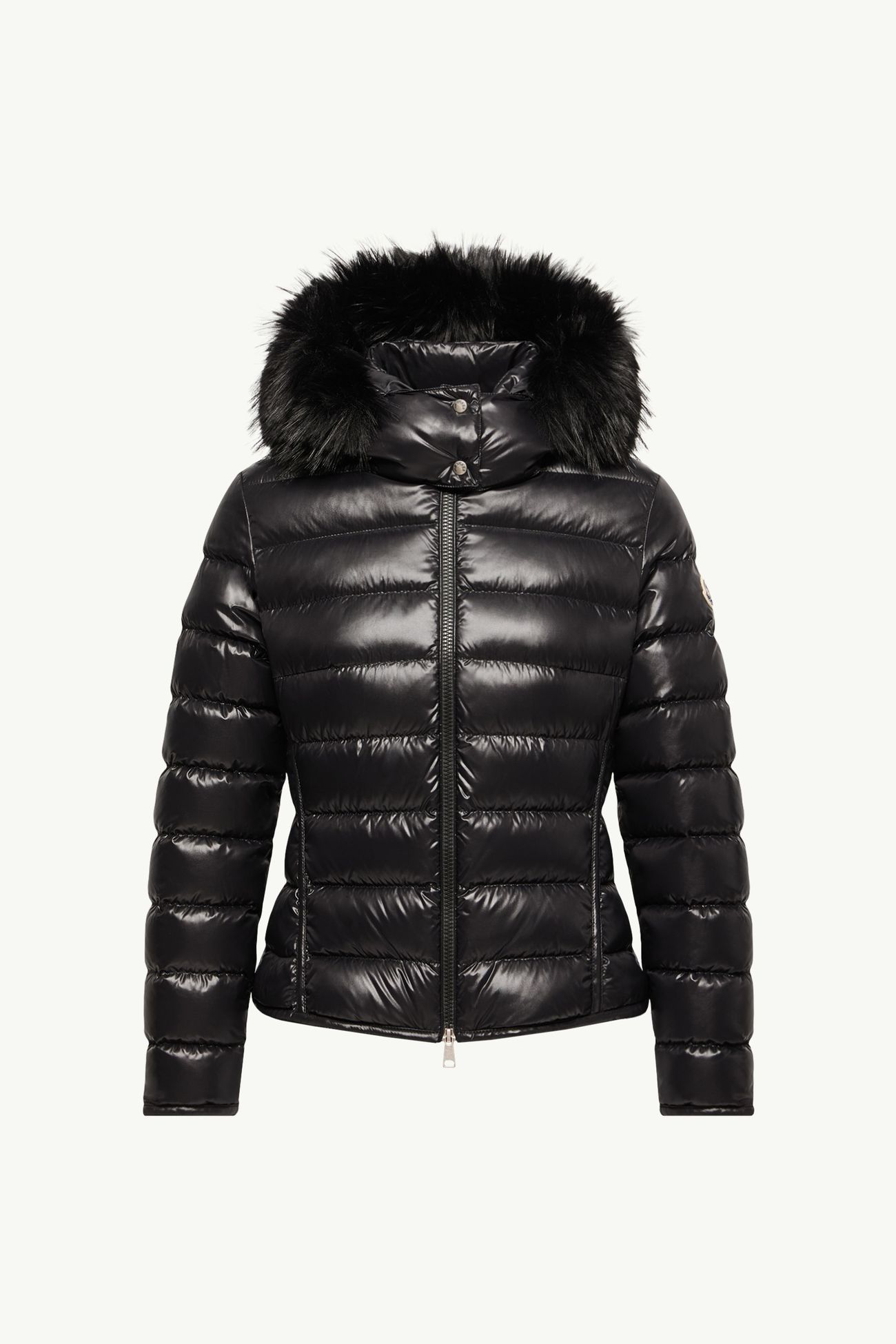 Plumífero corto con capucha Badyeffe Mujer Negro Moncler 2