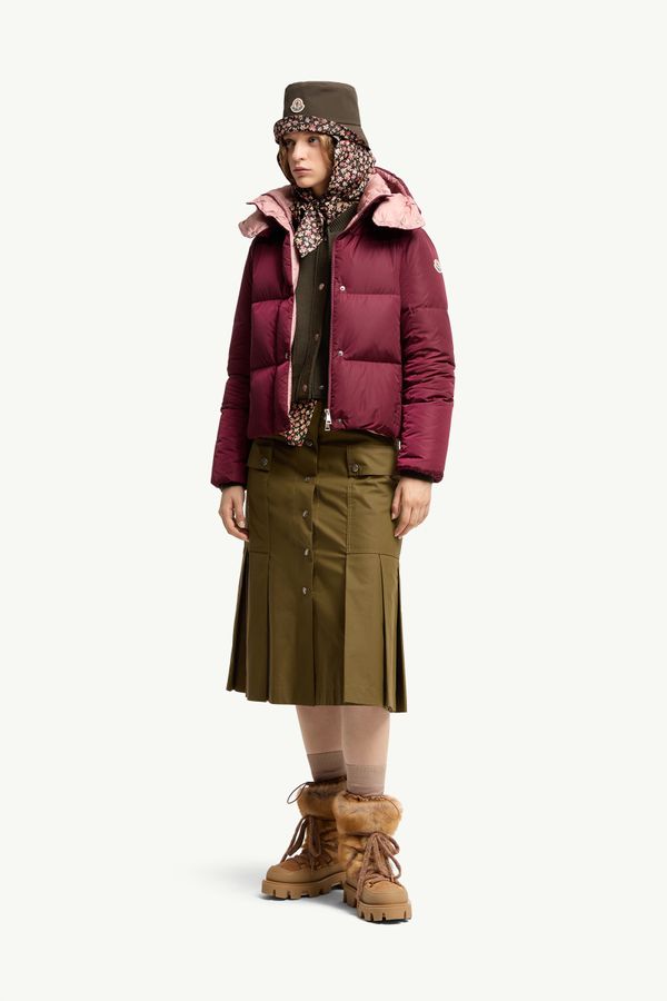 Castlenew ダウンジャケット レディース バーガンディー Moncler 0