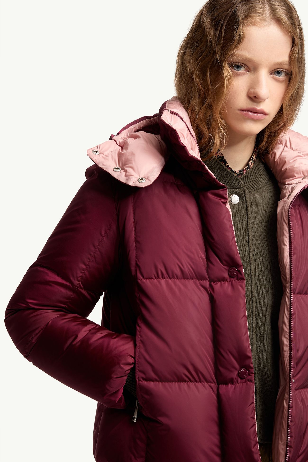 Castlenew ํ๋ ๋ค์ด ์ฌํท ์ฌ์ฑ ๋ณด๋ฅด๋ Moncler 5
