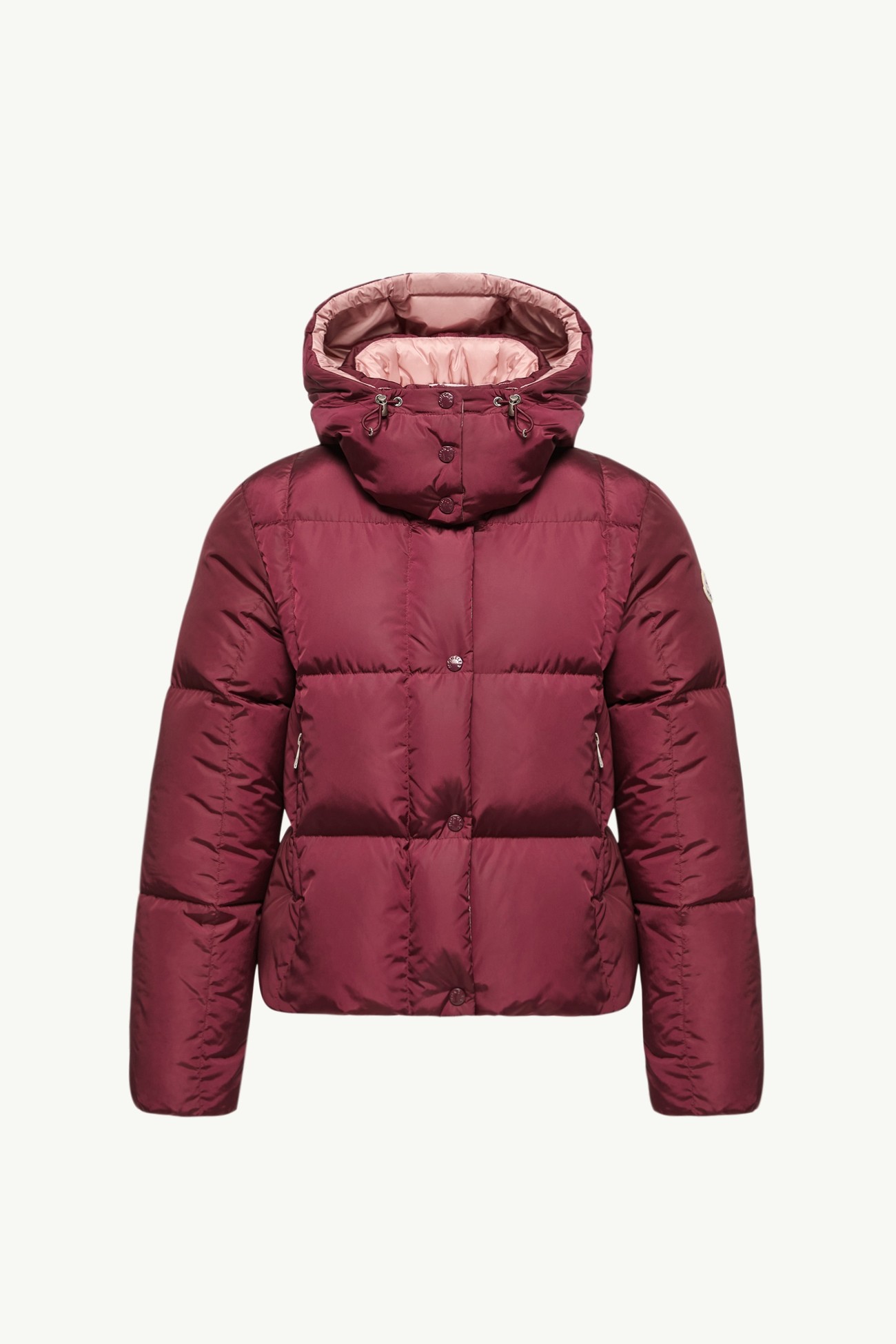 Castelnew連帽短身羽絨外套 女士 酒紅色 Moncler 2