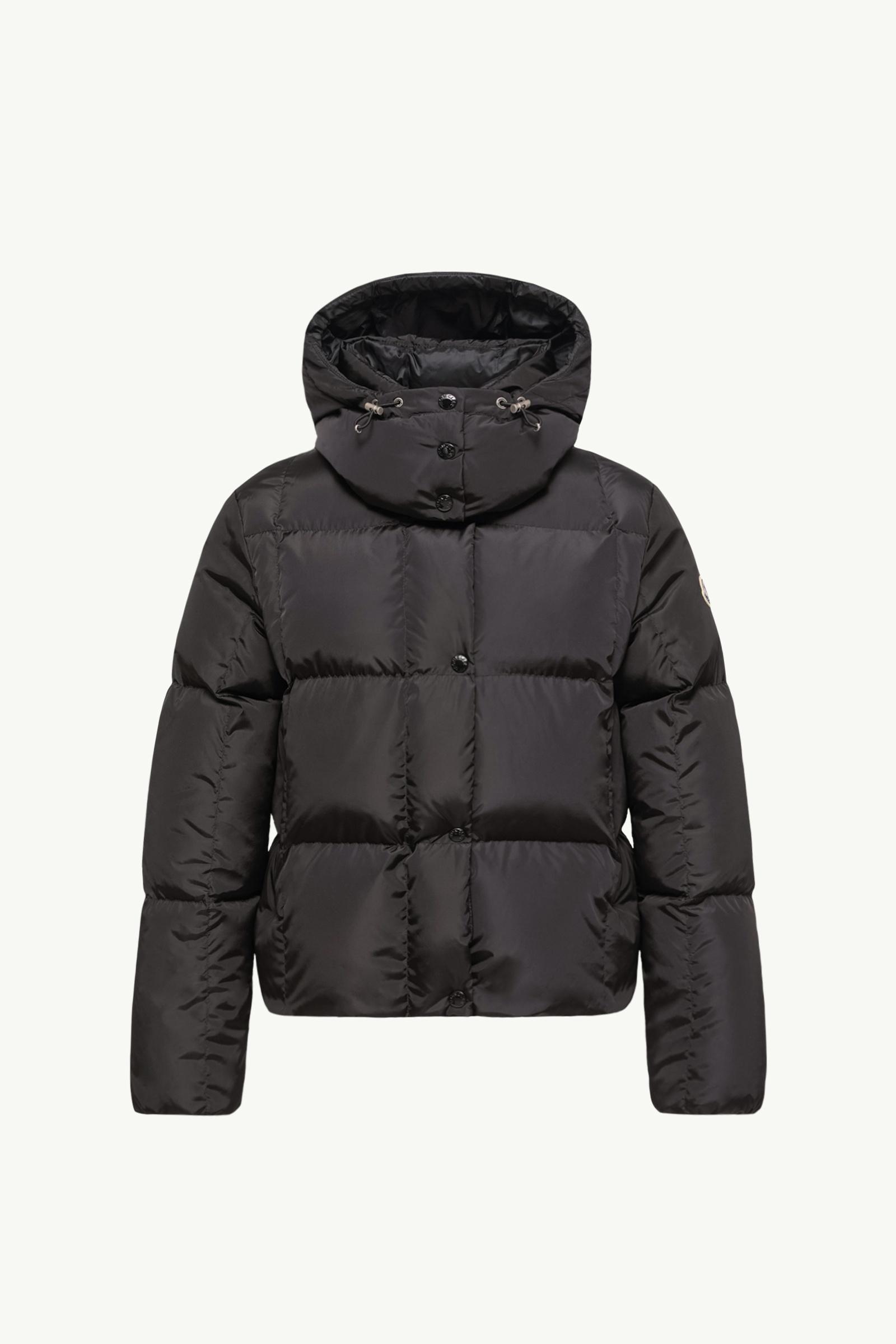 Black Castlenew Hooded Down Jacket - Short Down Jackets for Women