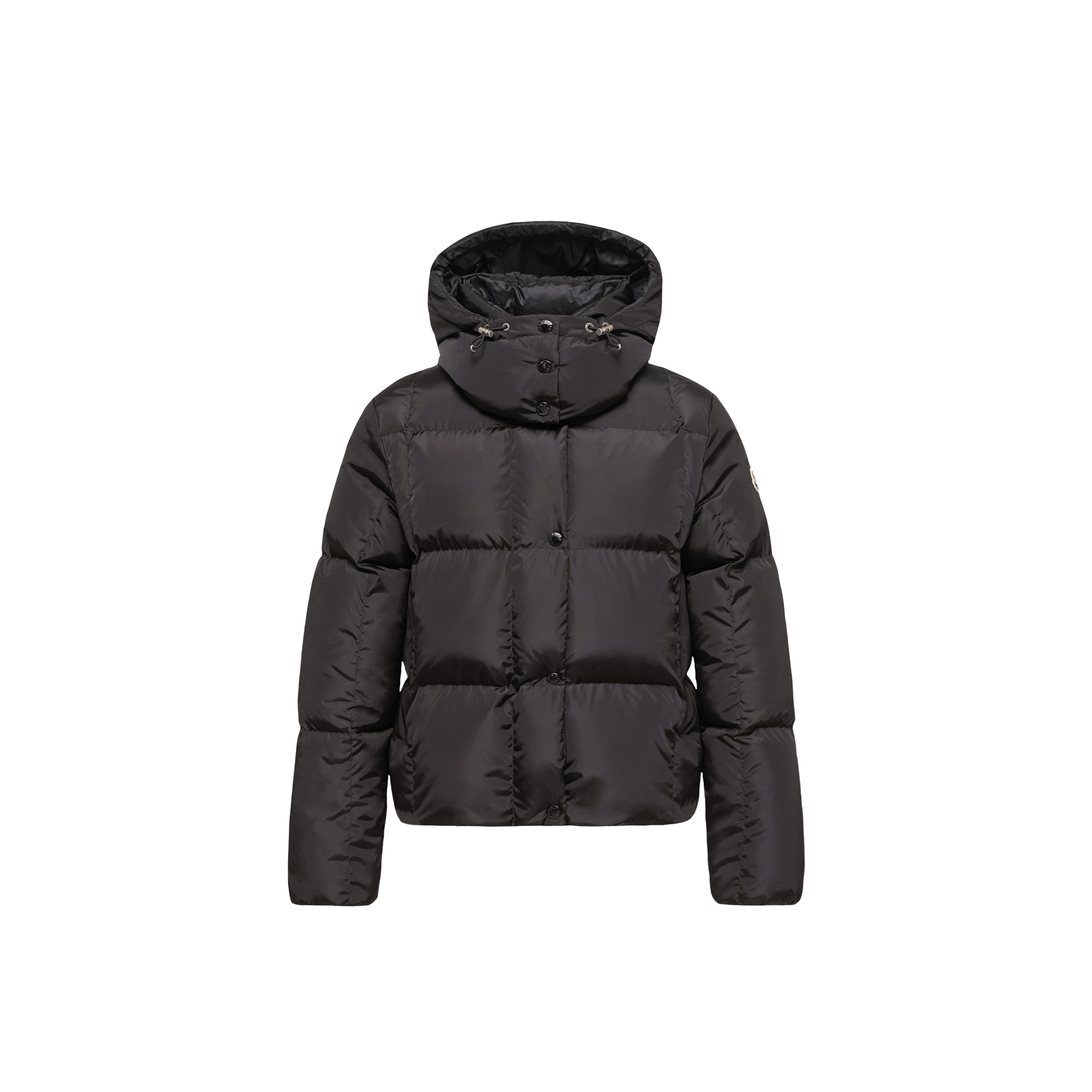 Moncler Castlenew Hooded Down Jacket for Women in Black, Size: 24