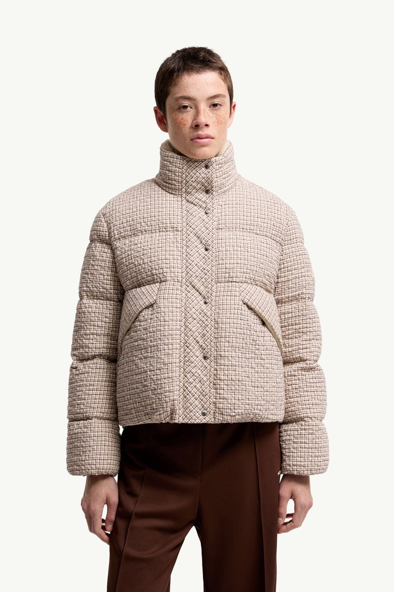 Cloante短身羽絨外套 女士 淺米色 Moncler 3