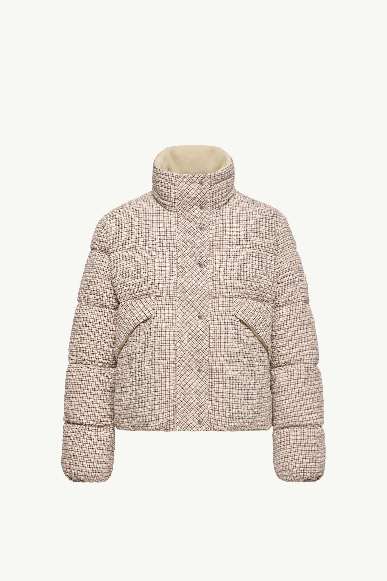 Cloante Short Down Jacket Women Light Beige Moncler 2