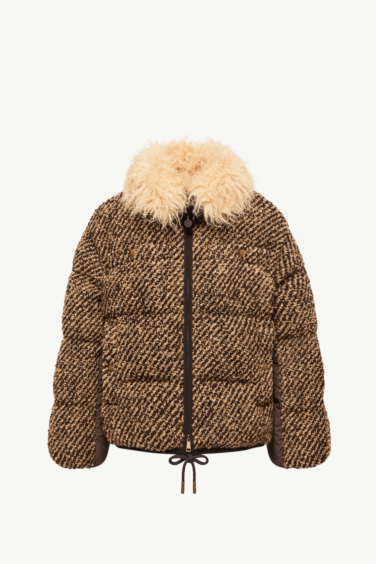 Dynamique毛圈布短身羽絨外套 女士 啡色 Moncler 2