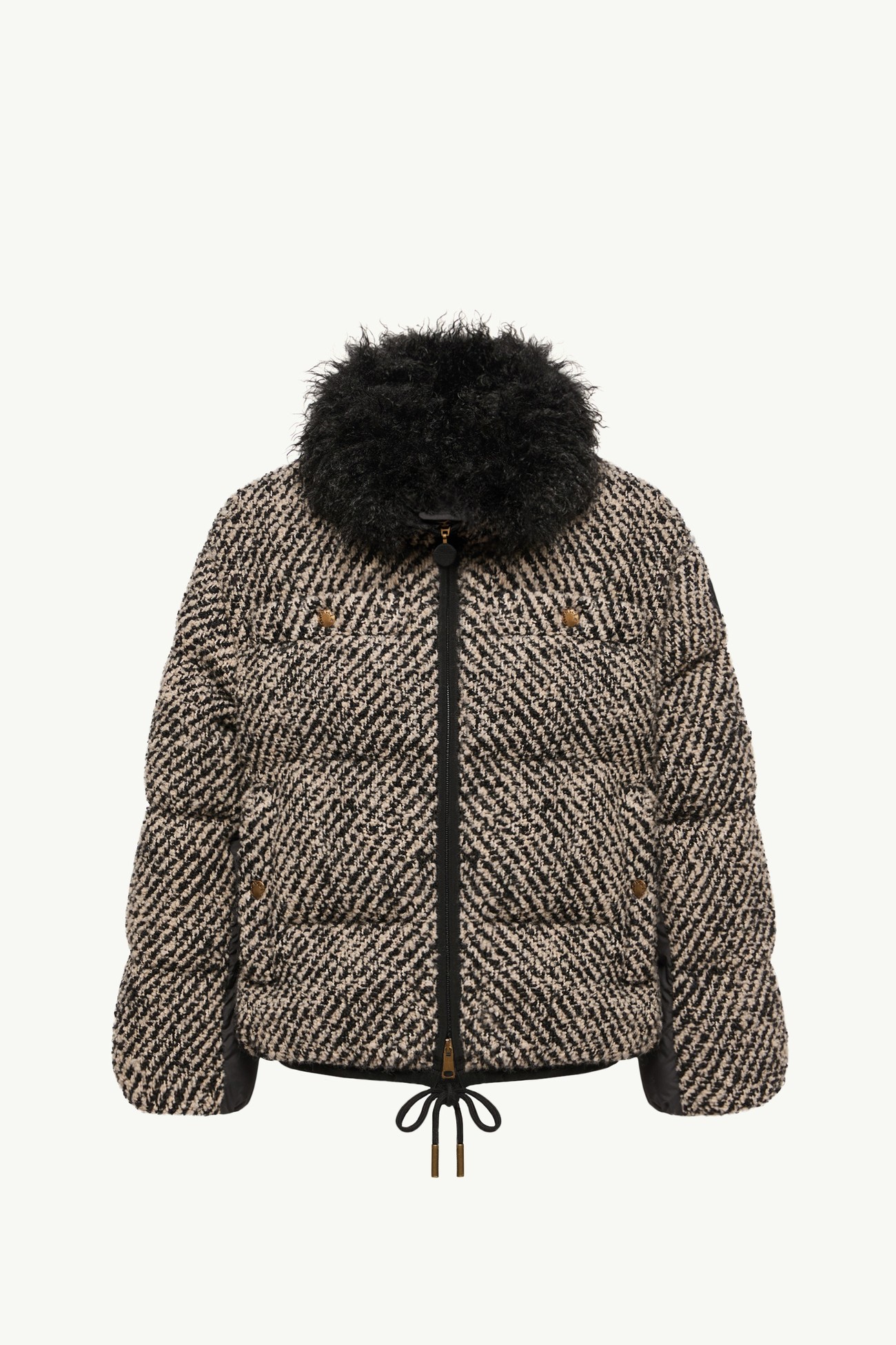 Dynamique ショートダウンジャケット レディース ダークグレー Moncler 2