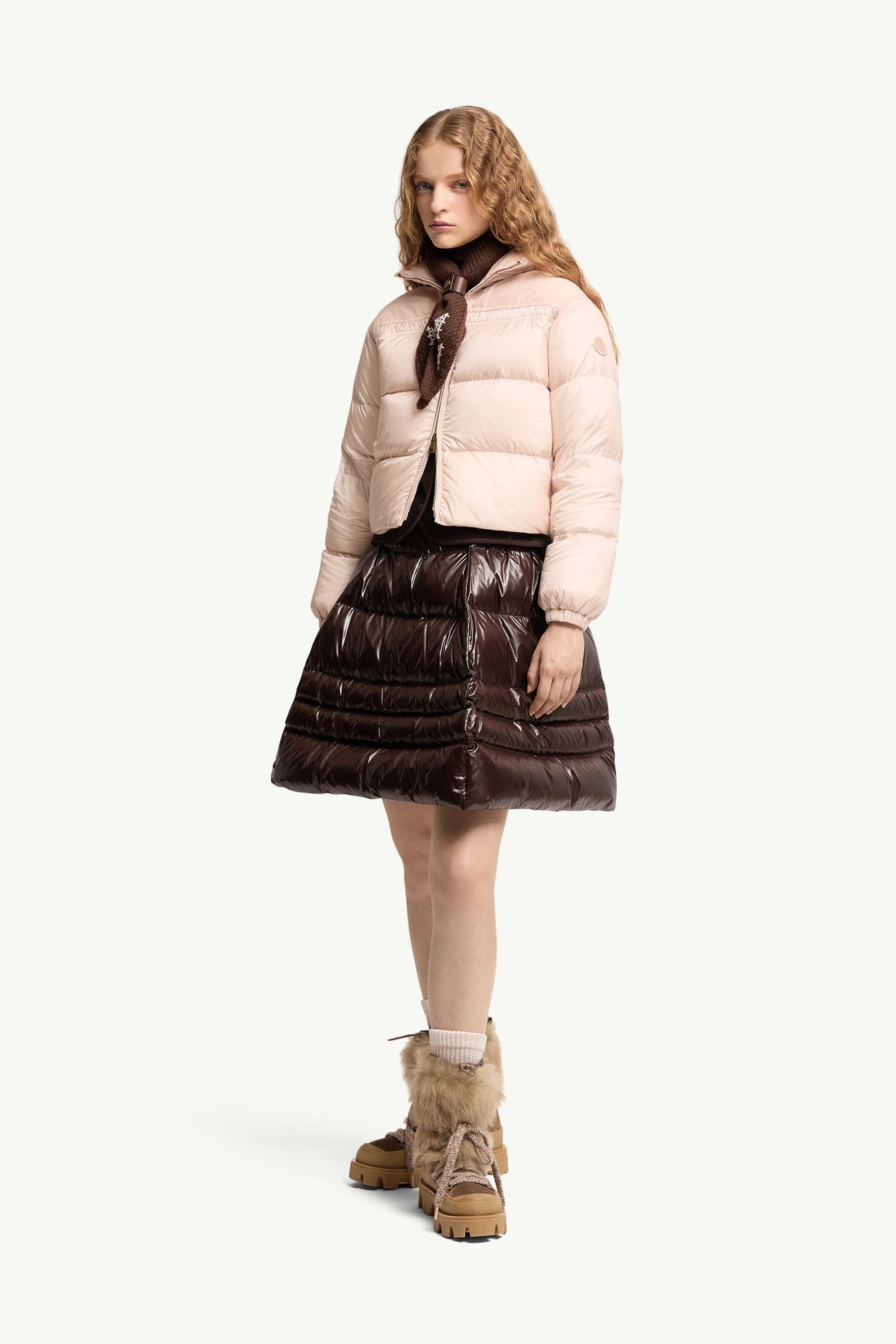 Meditation ショートダウンジャケット レディース ライトピンク Moncler 0