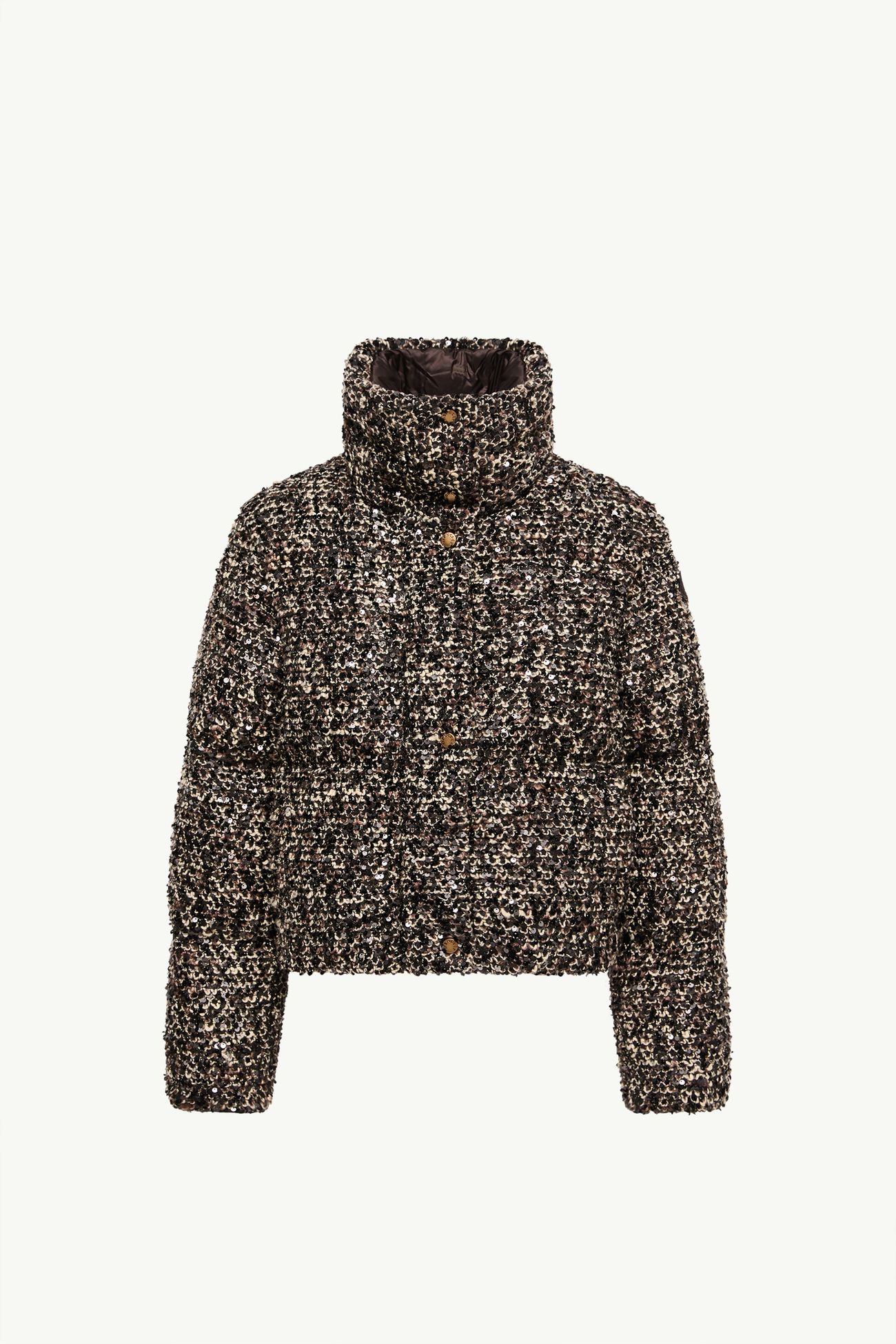 Doudoune courte 2-en-1 Poetique à sequins Femmes Marron Moncler 2