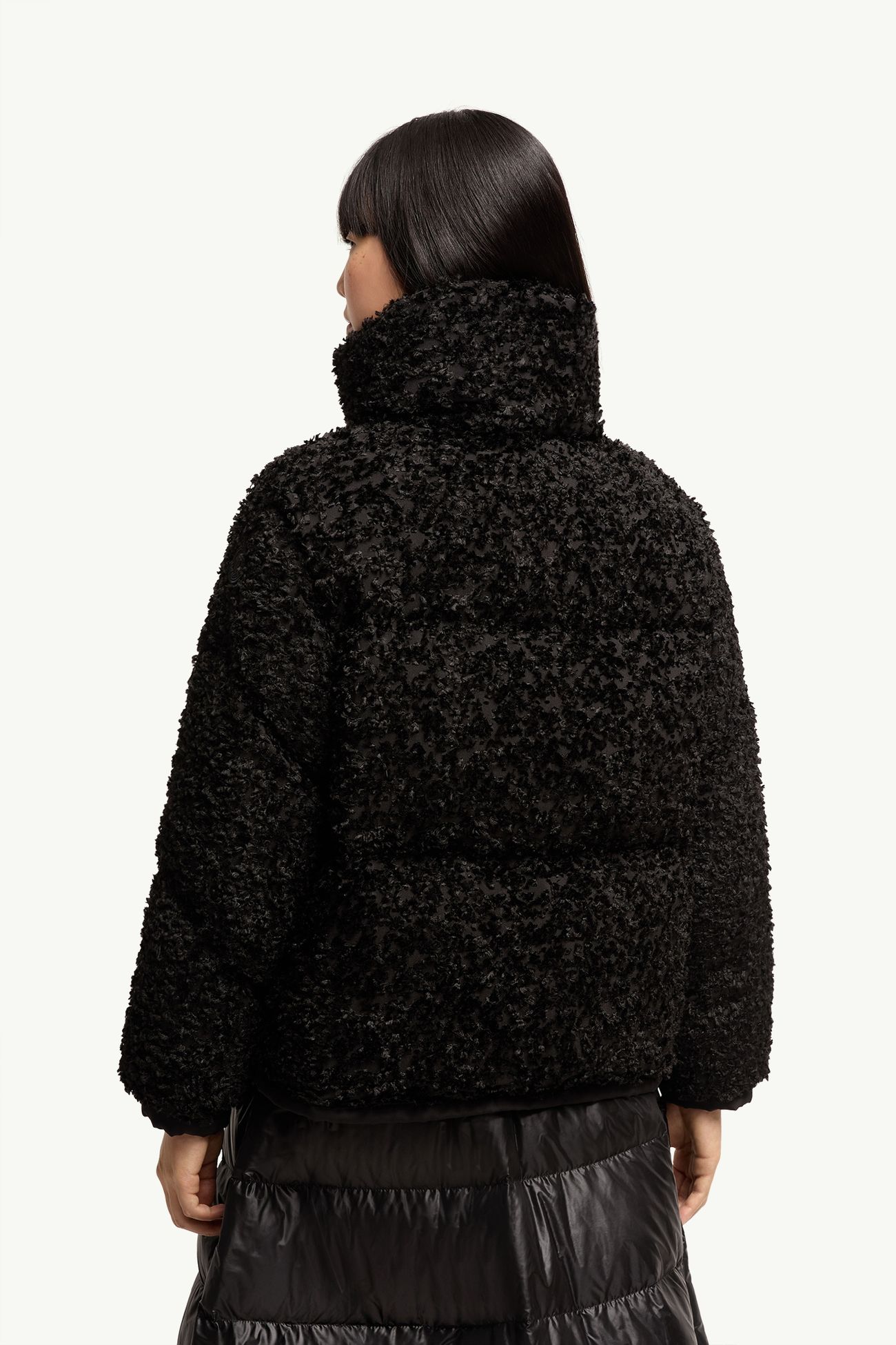 Sittelles女士短款提花剪线夹克外套 女士 黑色 Moncler 4