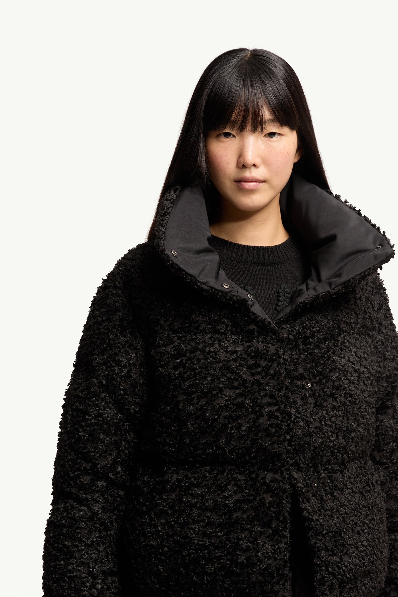 Giacca corta Sittelles jacquard Fil coupé Donna Nero Moncler 5