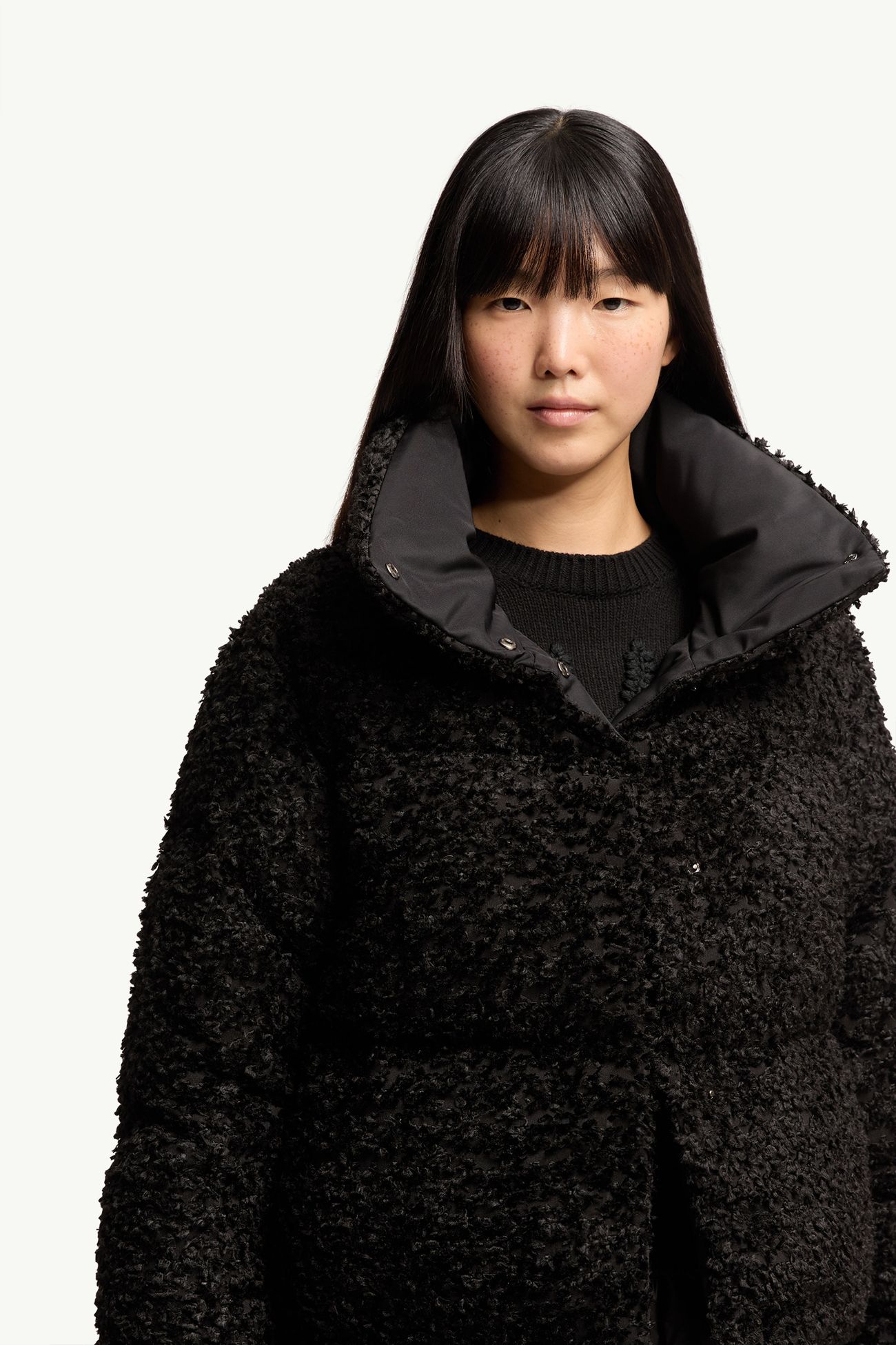 Sittelles女士短款提花剪线夹克外套 女士 黑色 Moncler 5
