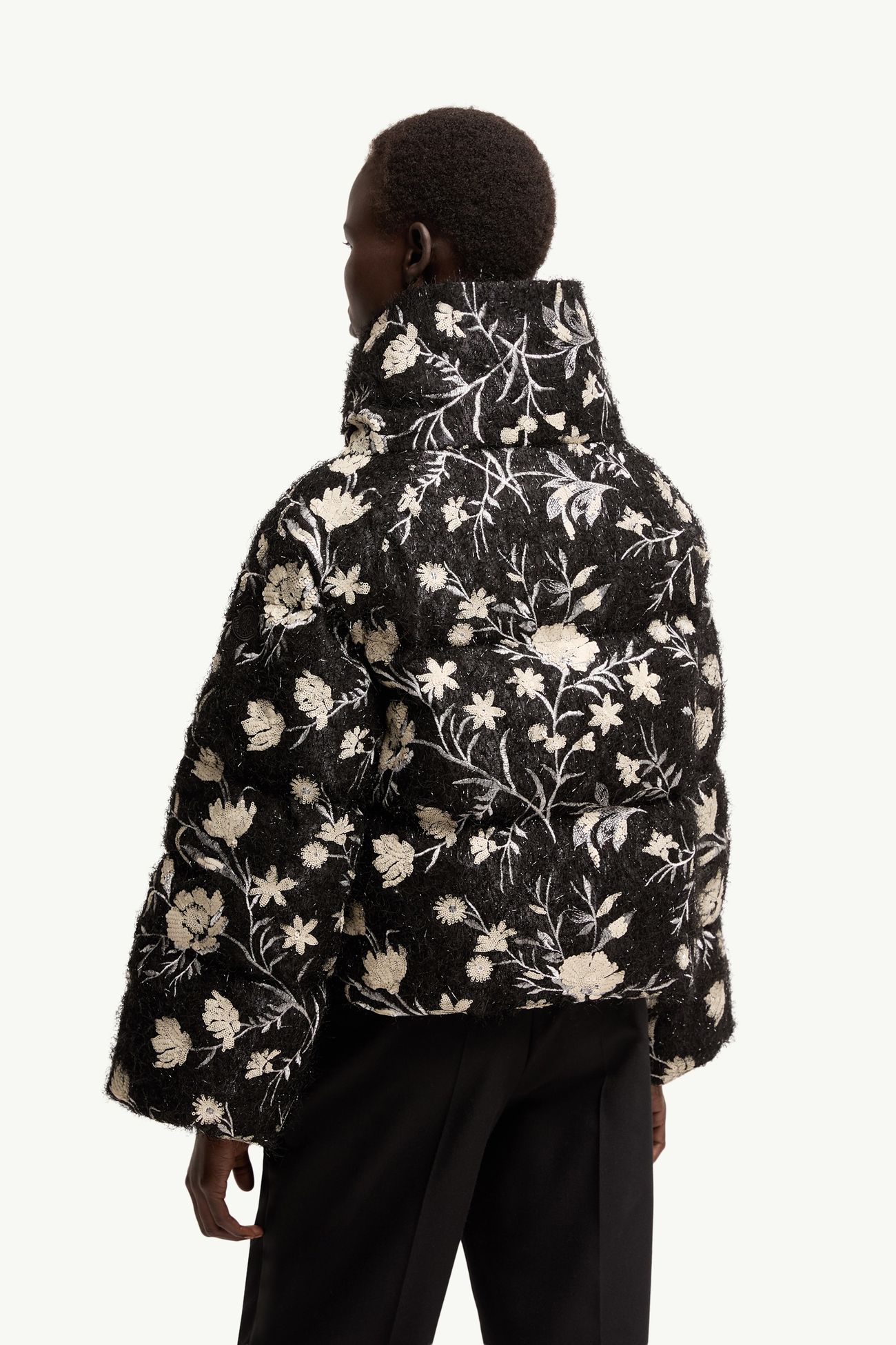 Perroquet ショートダウンジャケット レディース ブラック Moncler 4