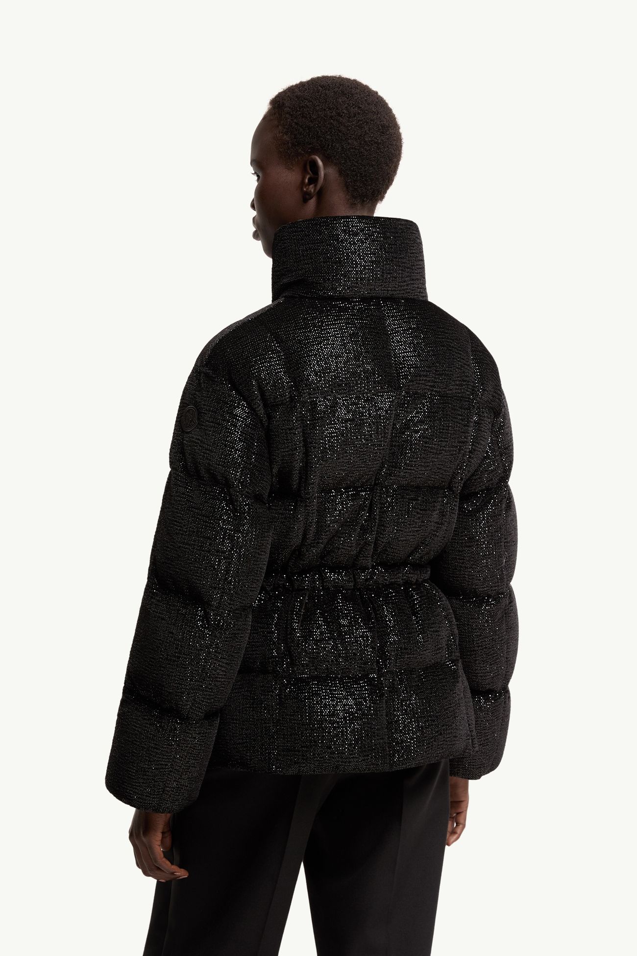 Mouettes Short Down Jacket Women Black Moncler 4